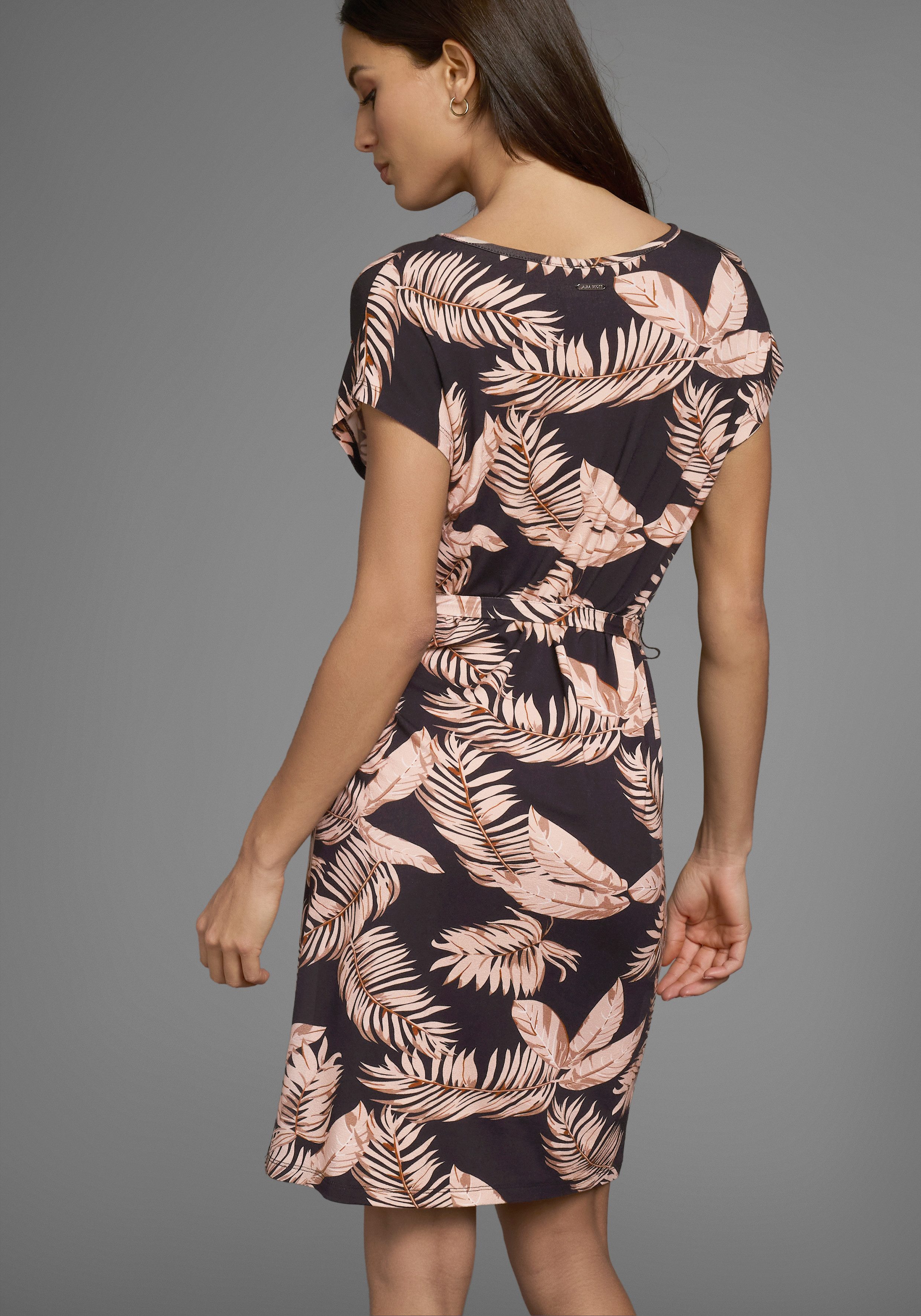 Laura Scott Zomerjurk met zomerse alloverprint, incl. bindband - nieuwe collectie