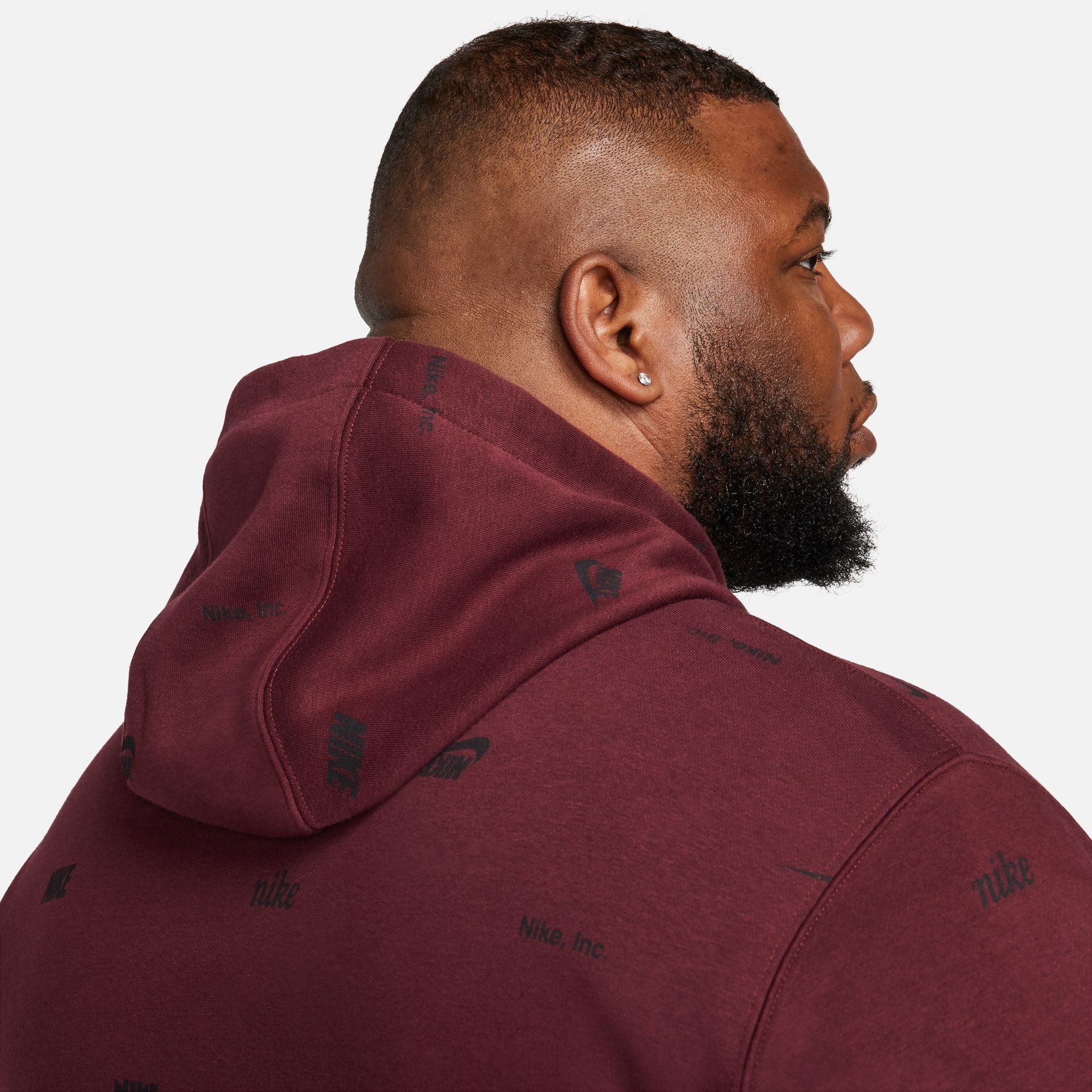 Nike Sportswear Hoodie CLUB FLEECE+ MEN'S ALLOVER PRINT PULLOVER HOODIE