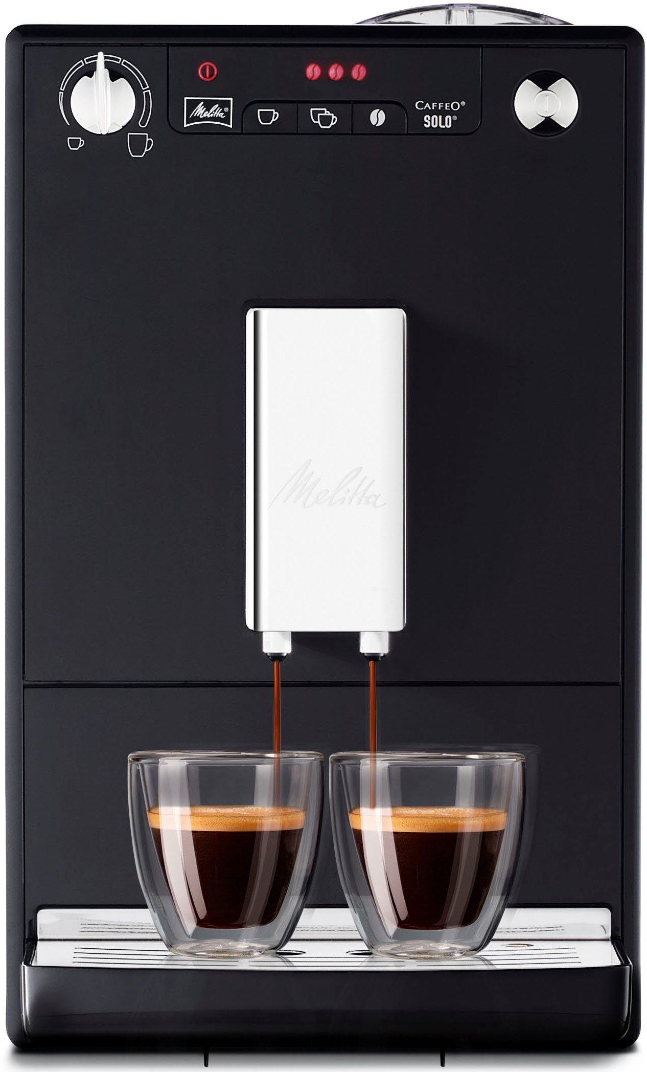 Melitta Volautomatisch koffiezetapparaat Solo® E950-101, zwart, Perfect voor caffè crema &...