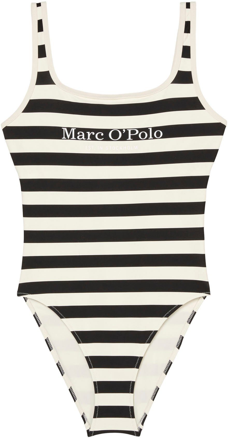 Marc O'Polo Badpak Classic Stripes met lage ruglijn