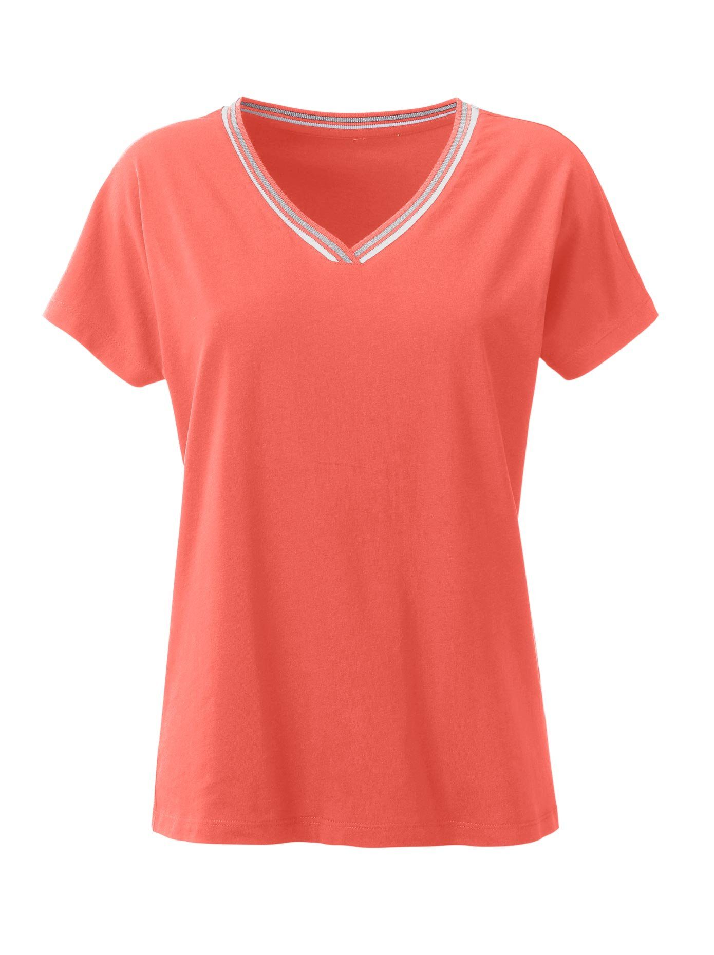 Classic Basics Shirt met V-hals Shirt (1-delig)