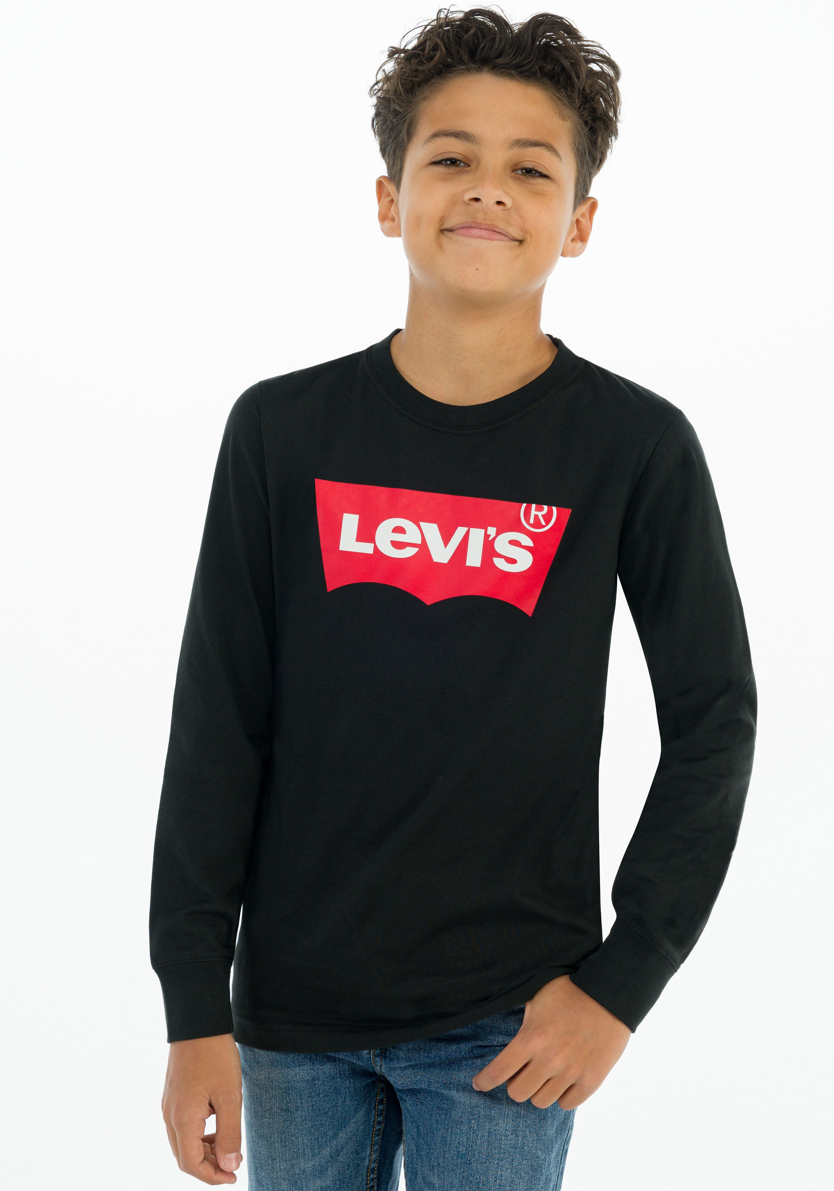 Levi's Kidswear Shirt met lange mouwen L/S BATWING TEE