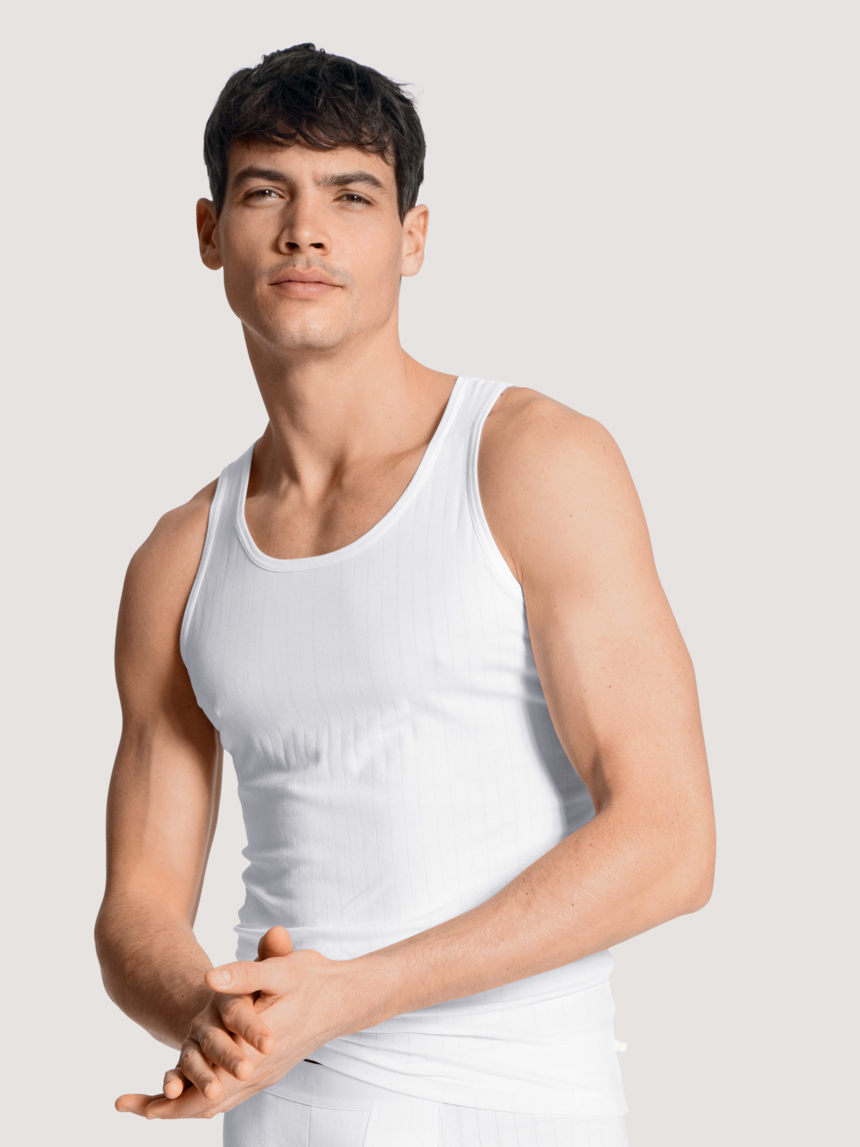 CALIDA Muscle-shirt met ronde hals