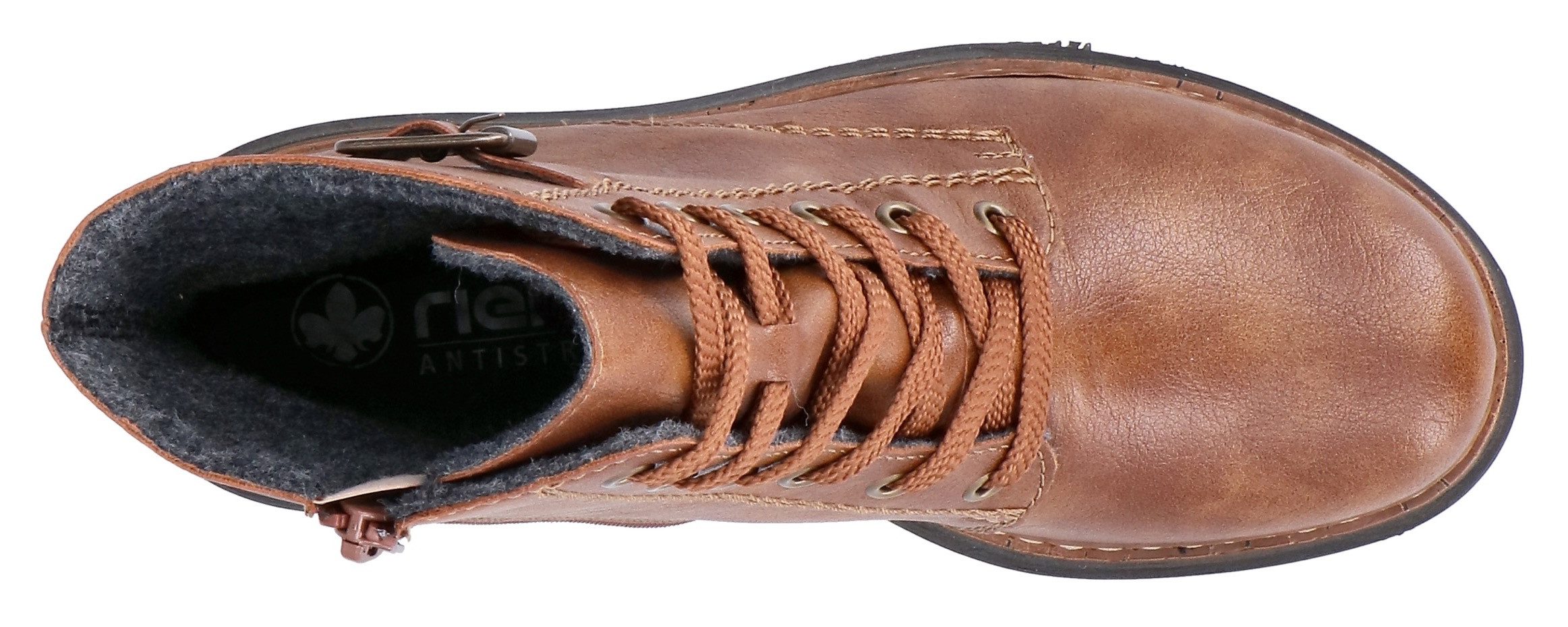 Rieker Veterschoenen , winterlaarzen, laarzen met contrasterende randnaad
