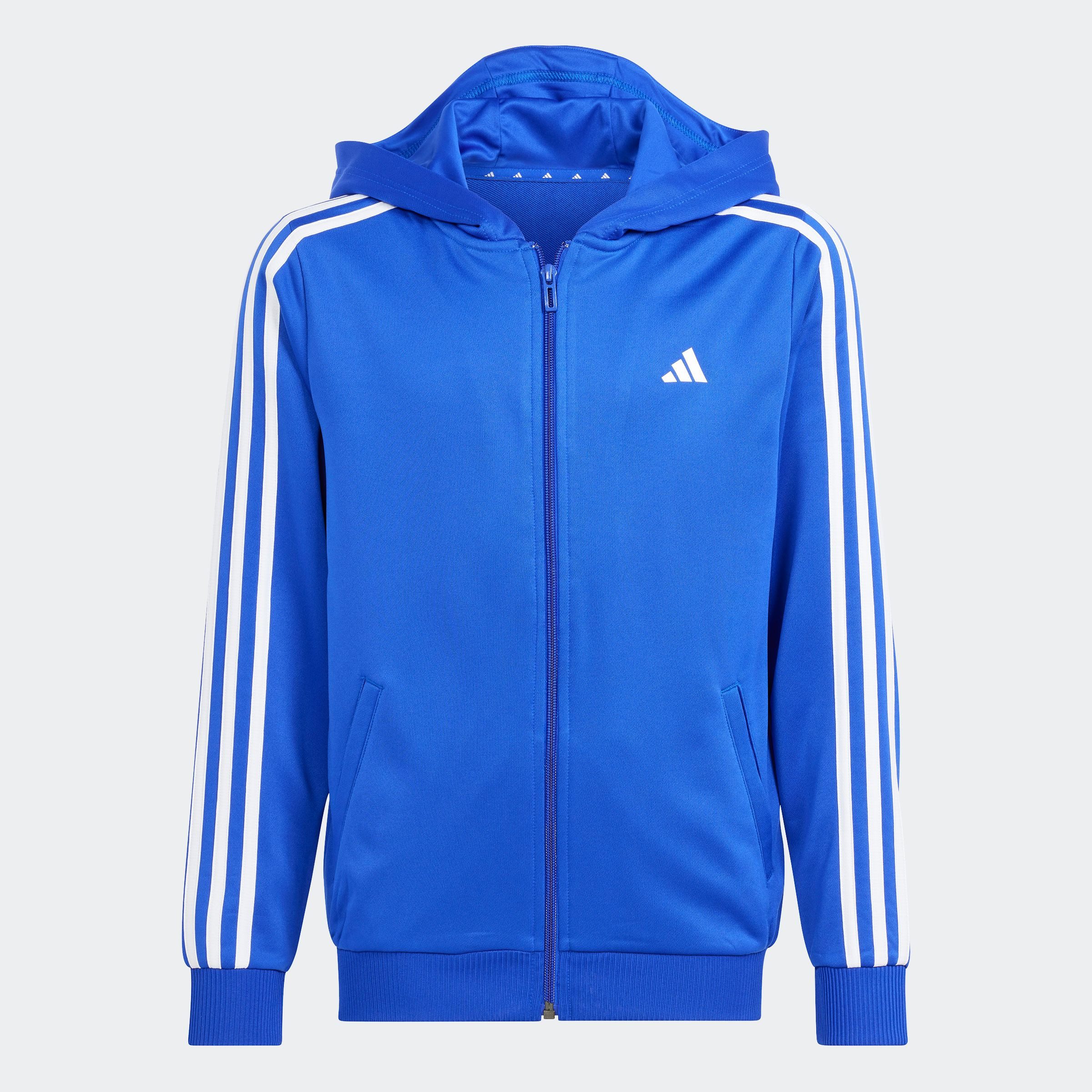 adidas Sportswear Trainingsjack TRAIN ESSENTIALS AEROREADY 3STREPEN REGULARFIT CAPUCHONJACK