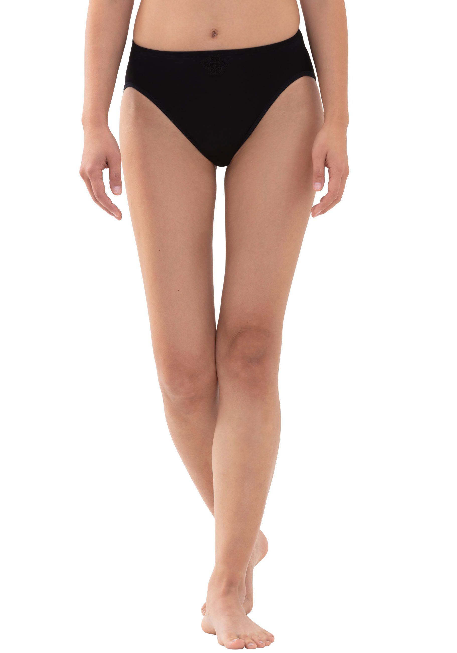Mey Jazzpants EMOTION ELEGANCE Bloemig detail aan de voorkant