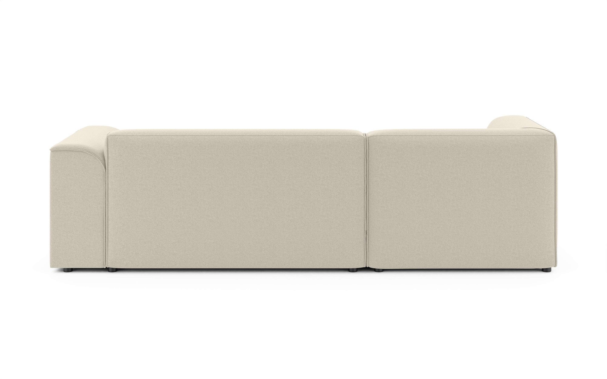 INOSIGN Hoekbank MERID L-vorm (257 cm), tijdloos & stijlvol ontwerp Uitgebreid gepolsterd, in cord, chenille en structuur