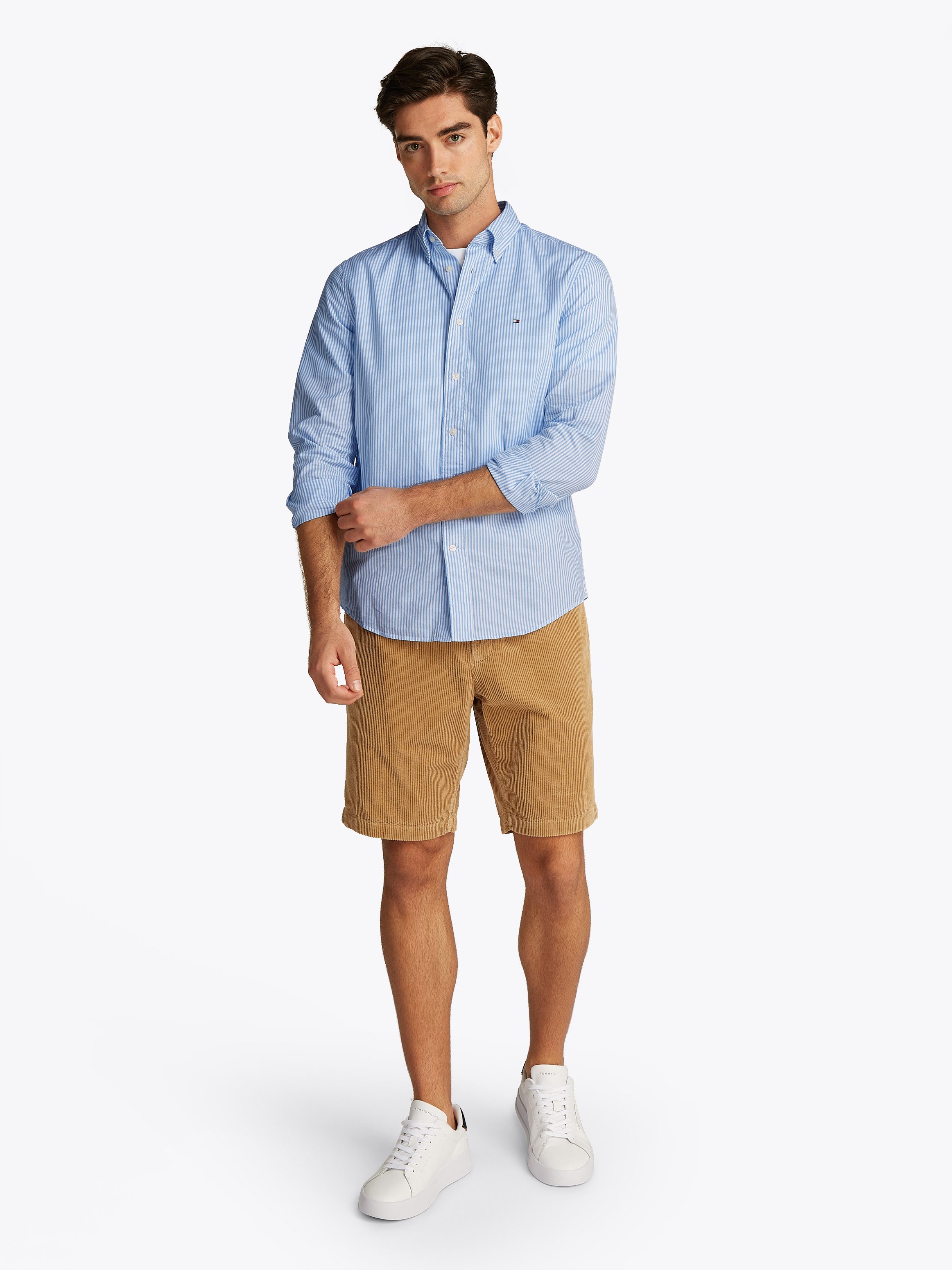 Tommy Hilfiger Overhemd met lange mouwen FLEX POPLIN CLASSIC STP RF SHIRT