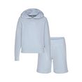 puma joggingpak loungewear 7" shorts suit tr (set, 2-delig) blauw