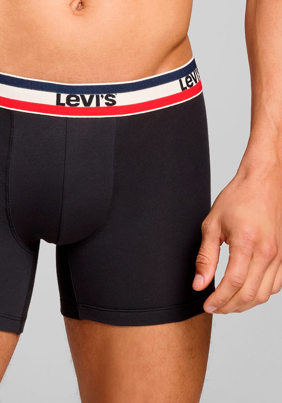 Levi's® Boxershort LEVIS MEN SPRTSWR LOGO BOXER BRIEF 3P (Set van 3)