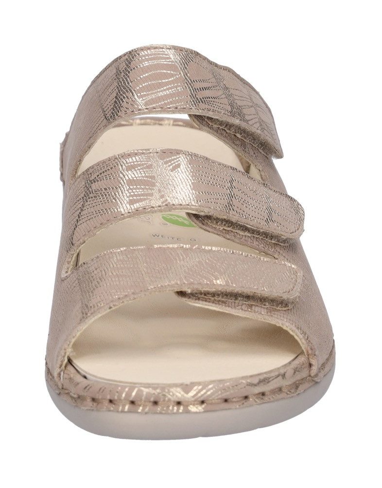 Waldläufer Slippers GUNNA , sleehak, zomerschoen, pantoffels in comfortabele schoenwijdte g