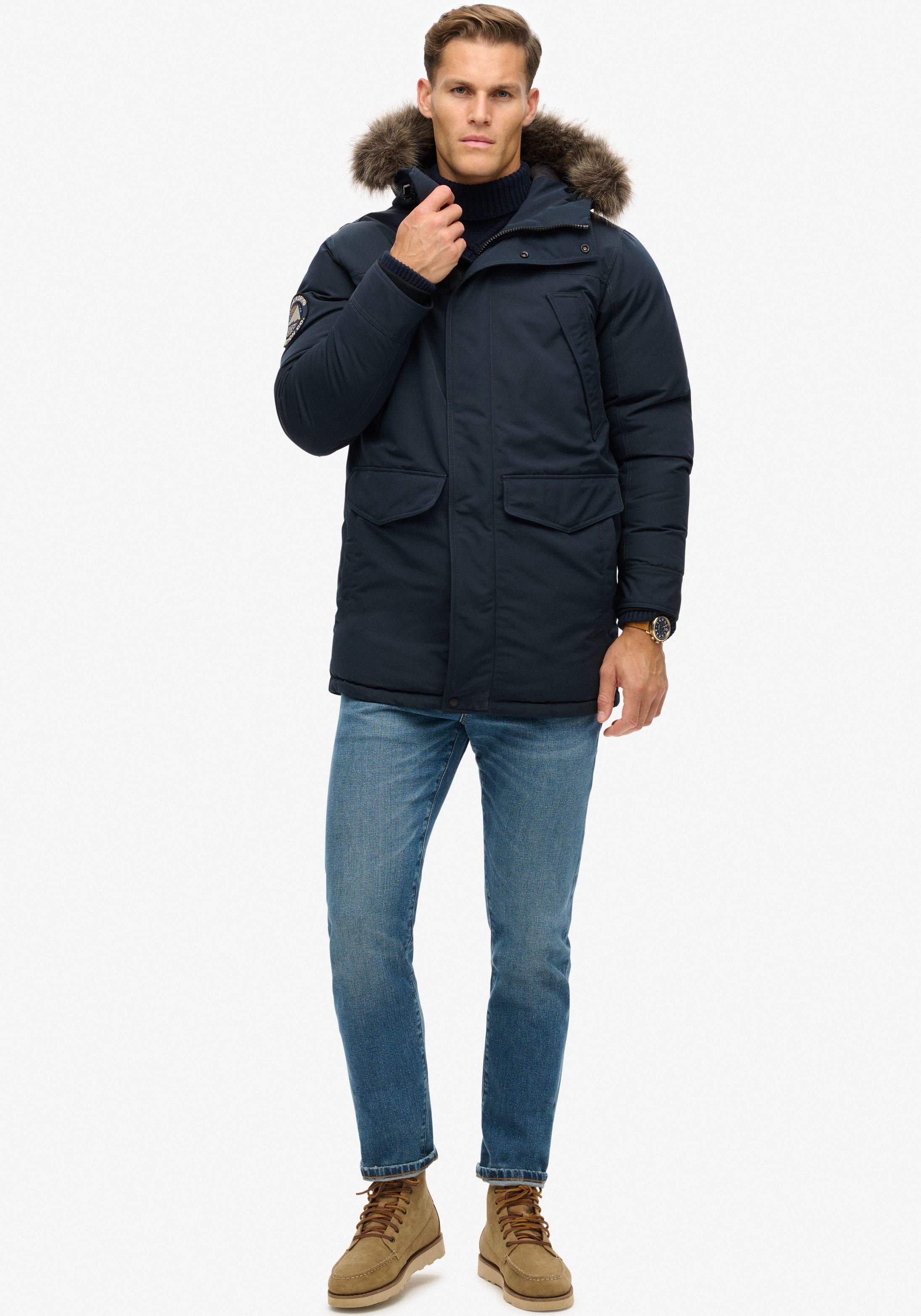 Superdry Parka EVEREST FAUX FUR PARKA JACKET