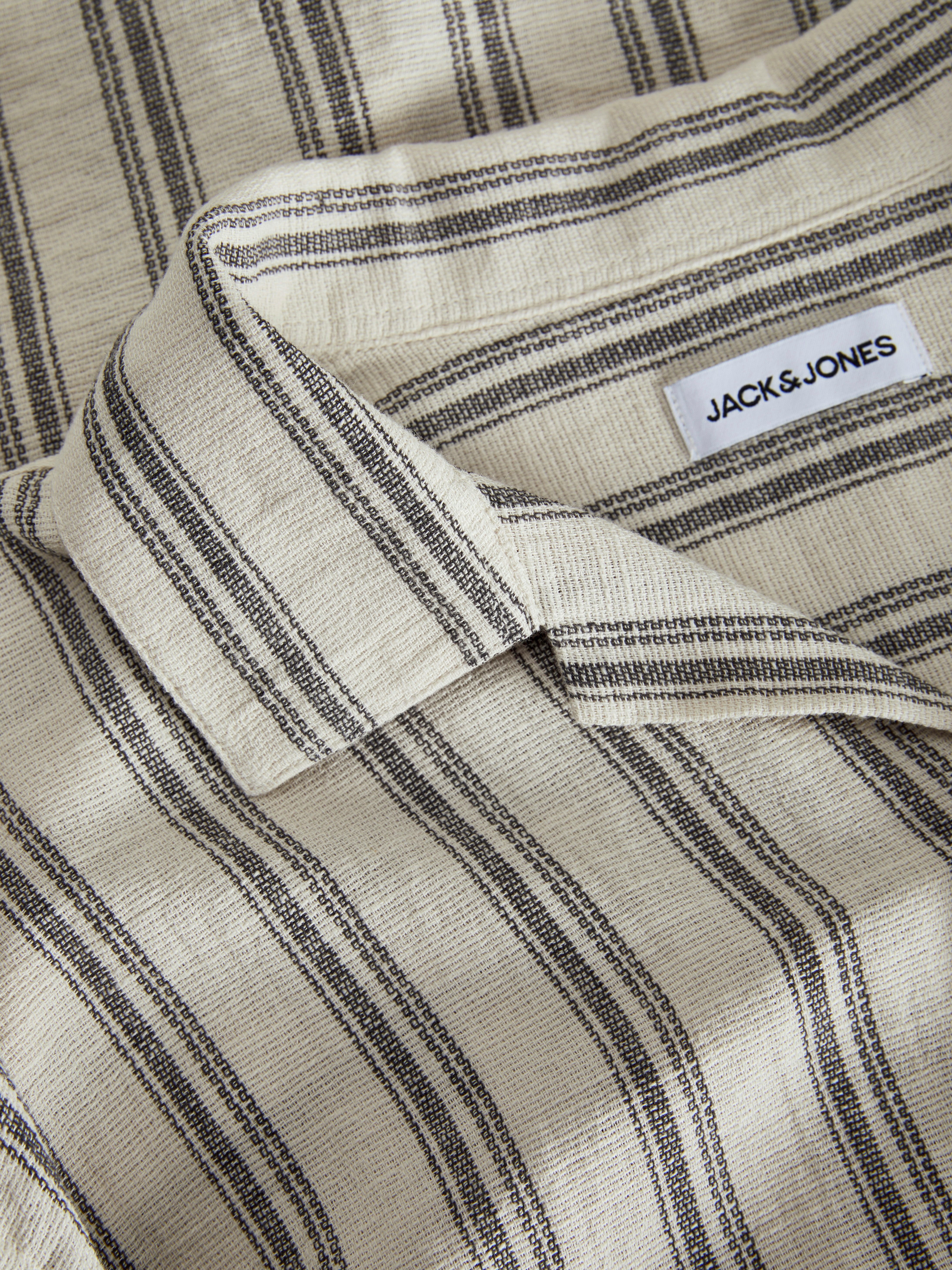 Jack & Jones Overhemd met korte mouwen JJEENZO STRIPE RESORT SHIRT SS SN