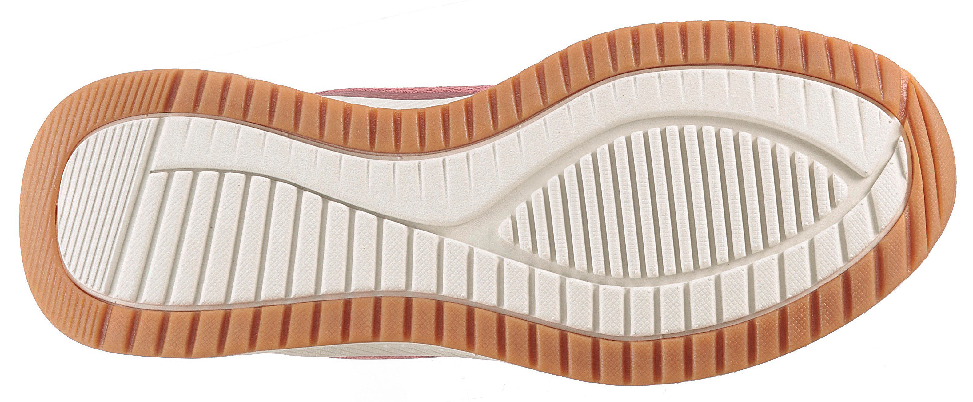 Skechers Slip-on sneakers BOBS SQUAD 4 Slippers, vrijetijdsschoen, lage schoen met memory foam