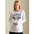 superdry t-shirt workwear t-shirt met een opschrift wit