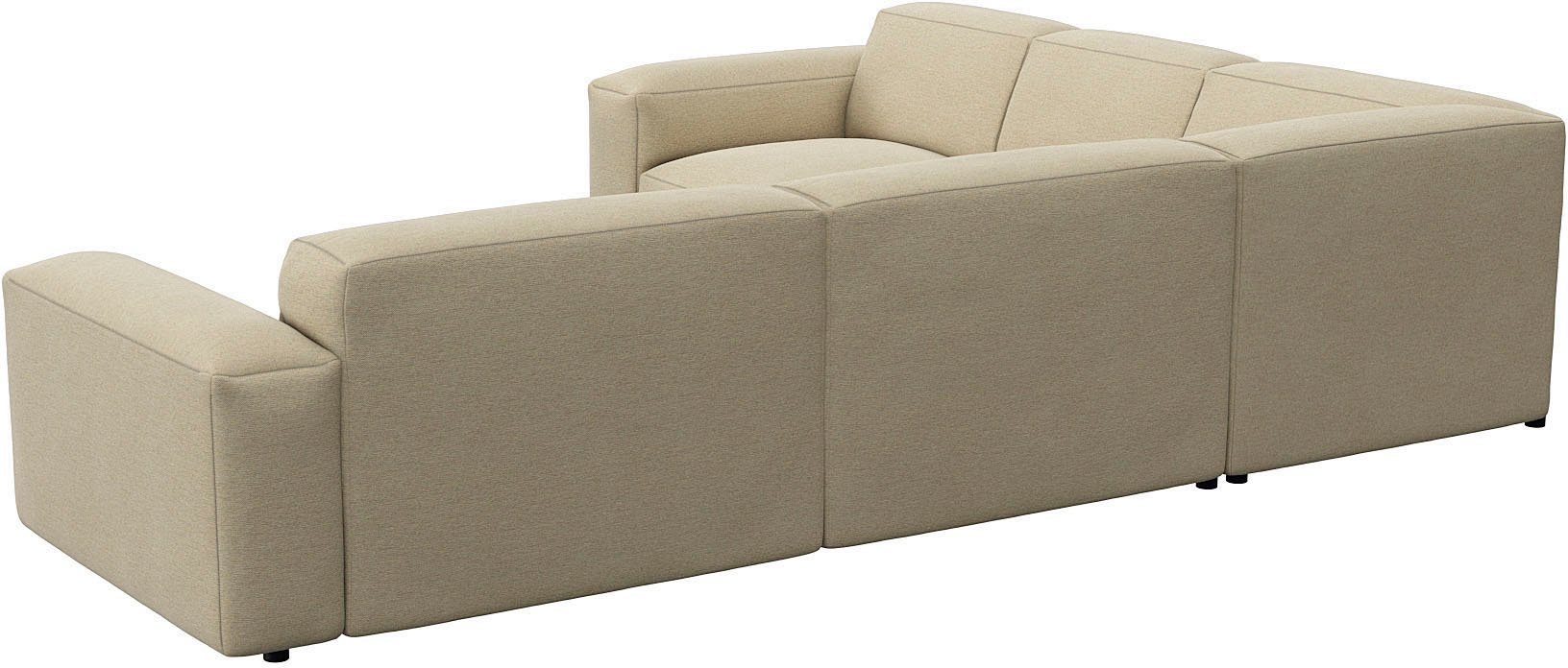 FLEXLUX Hoekbank Lucera, super comfortabel door hoogwaardige zitconstructie met koudschuim