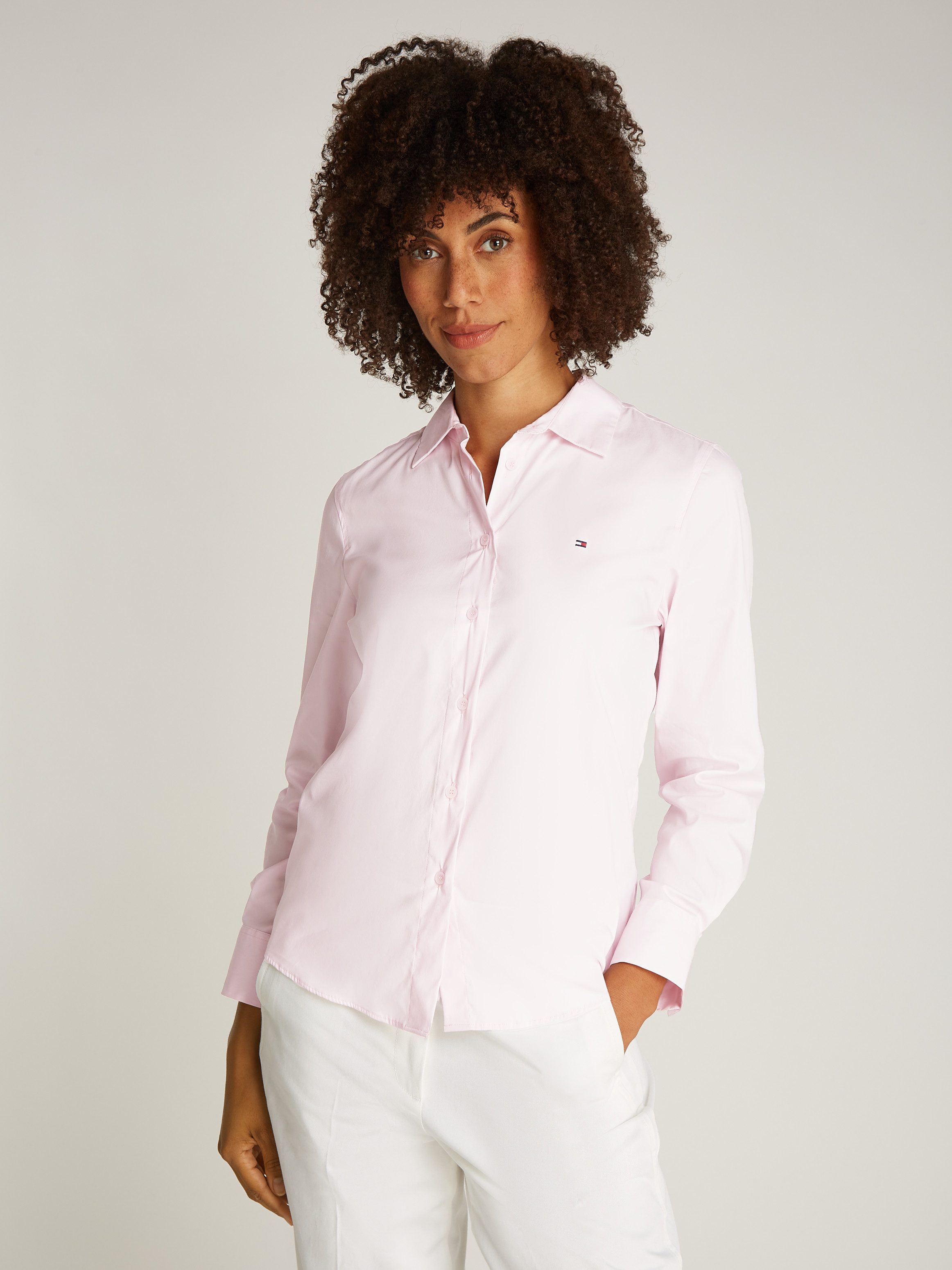 Tommy Hilfiger Overhemdblouse ESS POPLIN REGULAR SHIRT