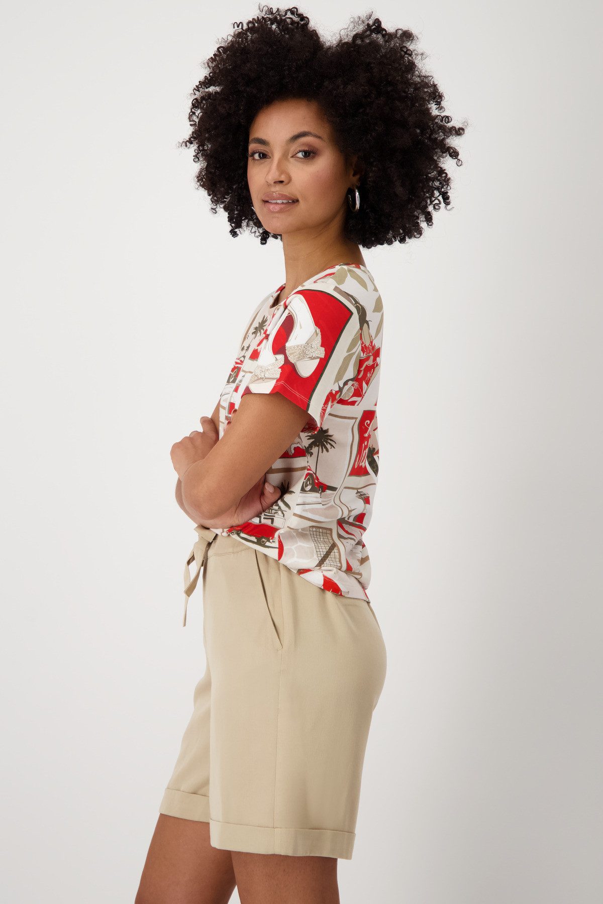 Monari Shirt met ronde hals Met een ronde hals