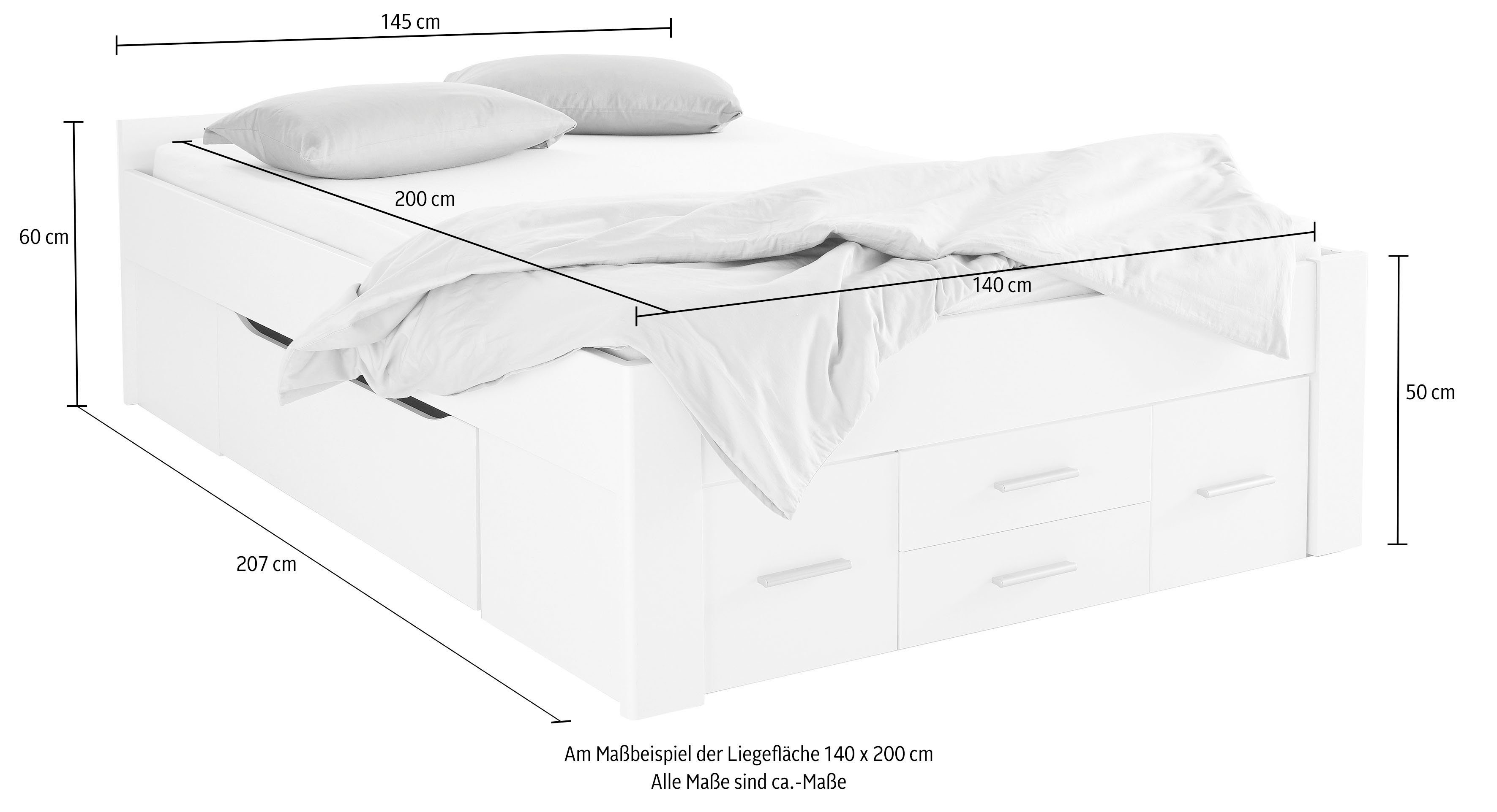 rauch Bed Scala met lades in 3 varianten