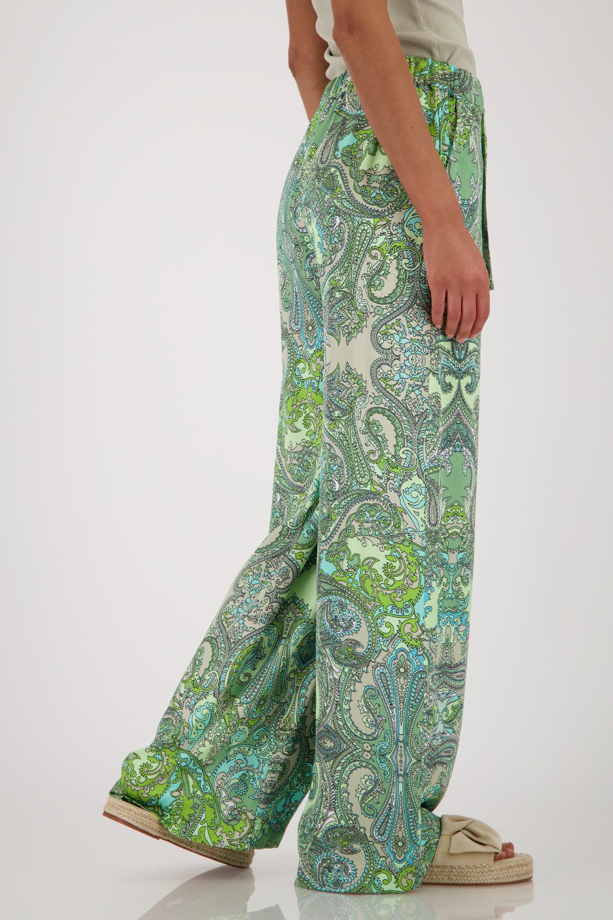 Monari Palazzobroek met paisley patroon