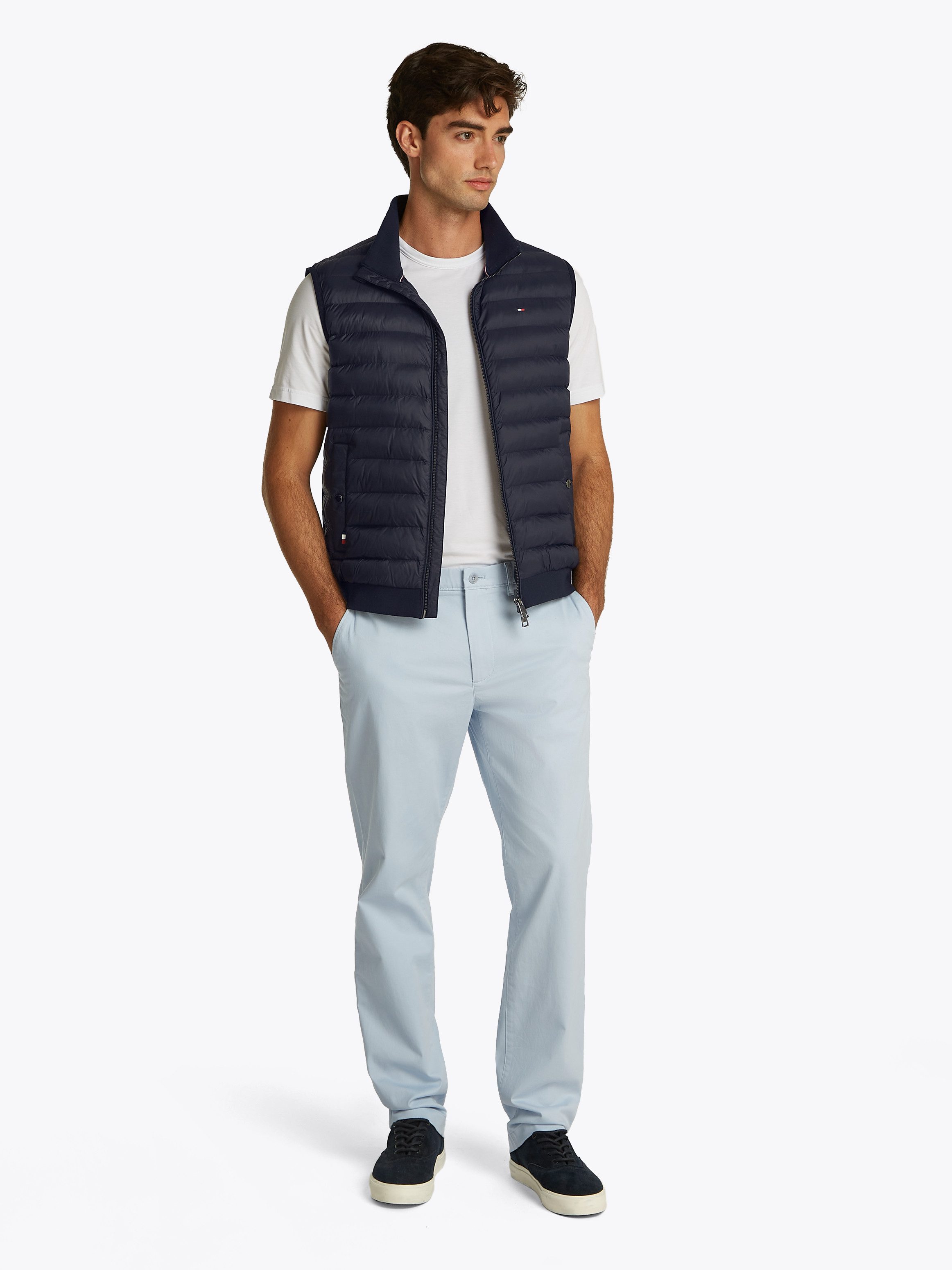 Tommy Hilfiger Bodywarmer MIX MEDIA VEST Achterkant niet gestikt