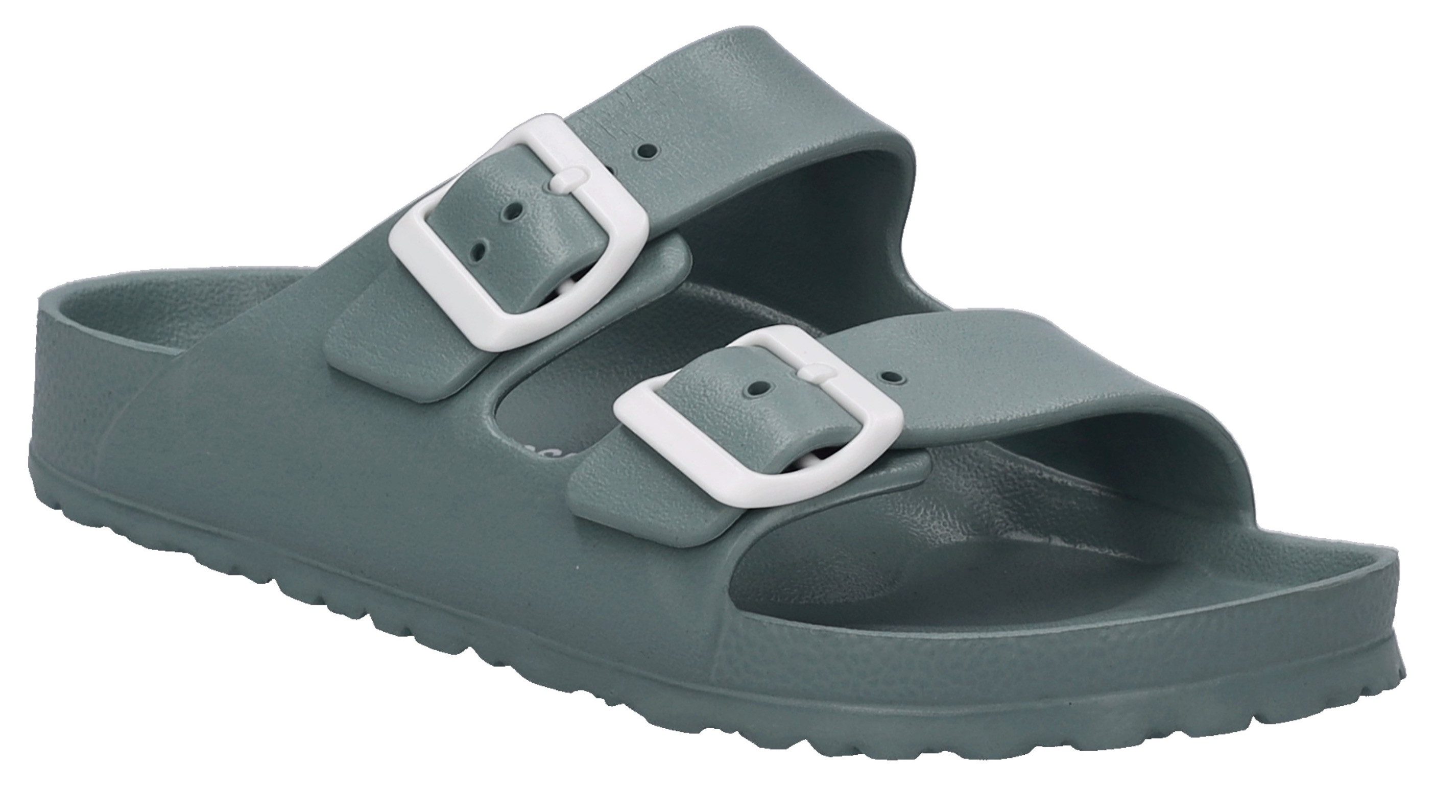Josef Seibel Badslippers Martinique 01 , badschoen, sandaal, flats met voetbed dames badslippers maat 39 groen