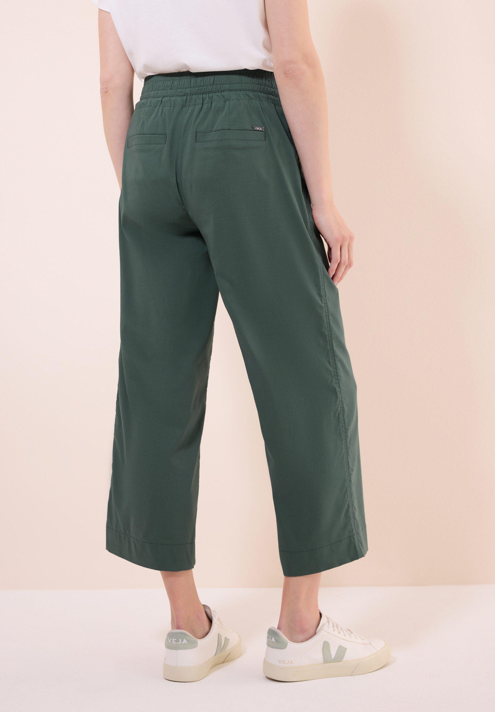 Cecil 7/8 broek Style Neele met elastische band en rijgkoord