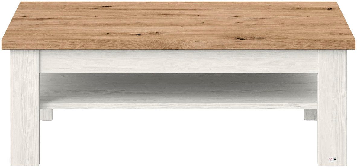 set one by Musterring Salontafel York Type 64 en 65, in 3 kleurvarianten, met plank, twee maten