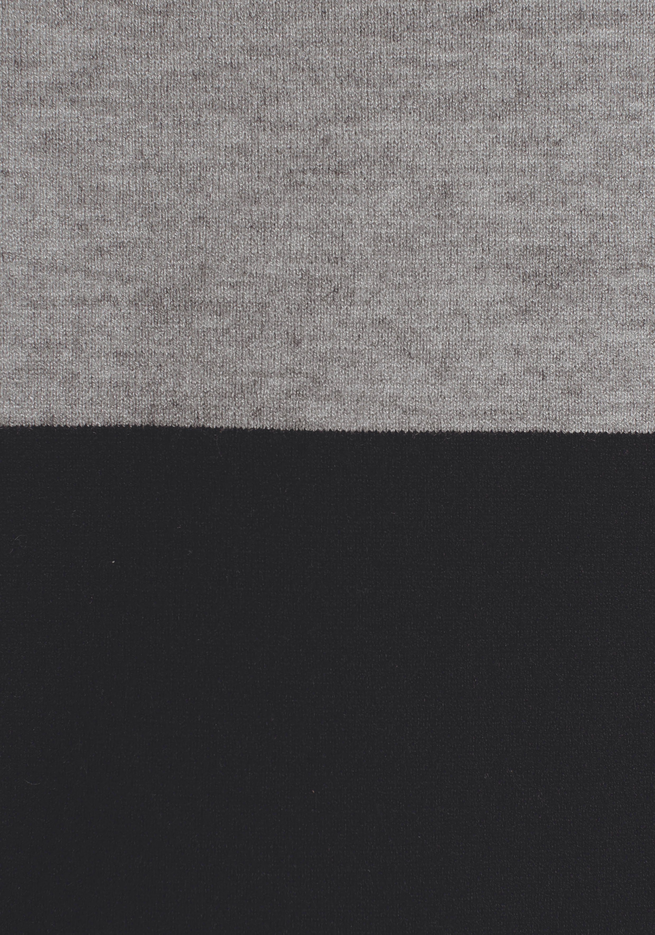 AJC Gebreide jurk knie-vrij, casual, van viscose, polyamide en polyester, langarm