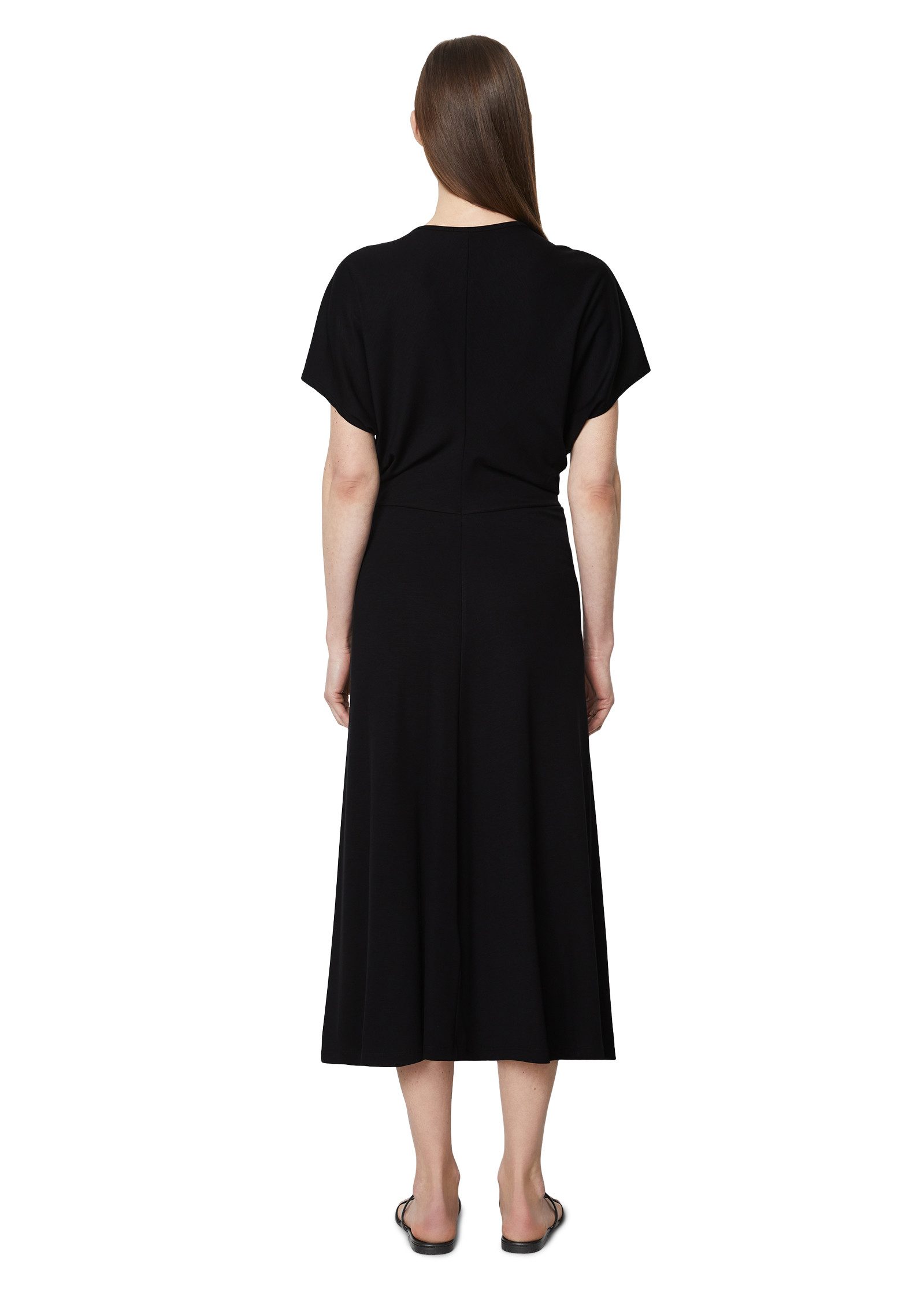 Marc O'Polo Jerseyjurk Slouch jersey jurk gevormd, Minimalistisch, sensueel, verbluffend