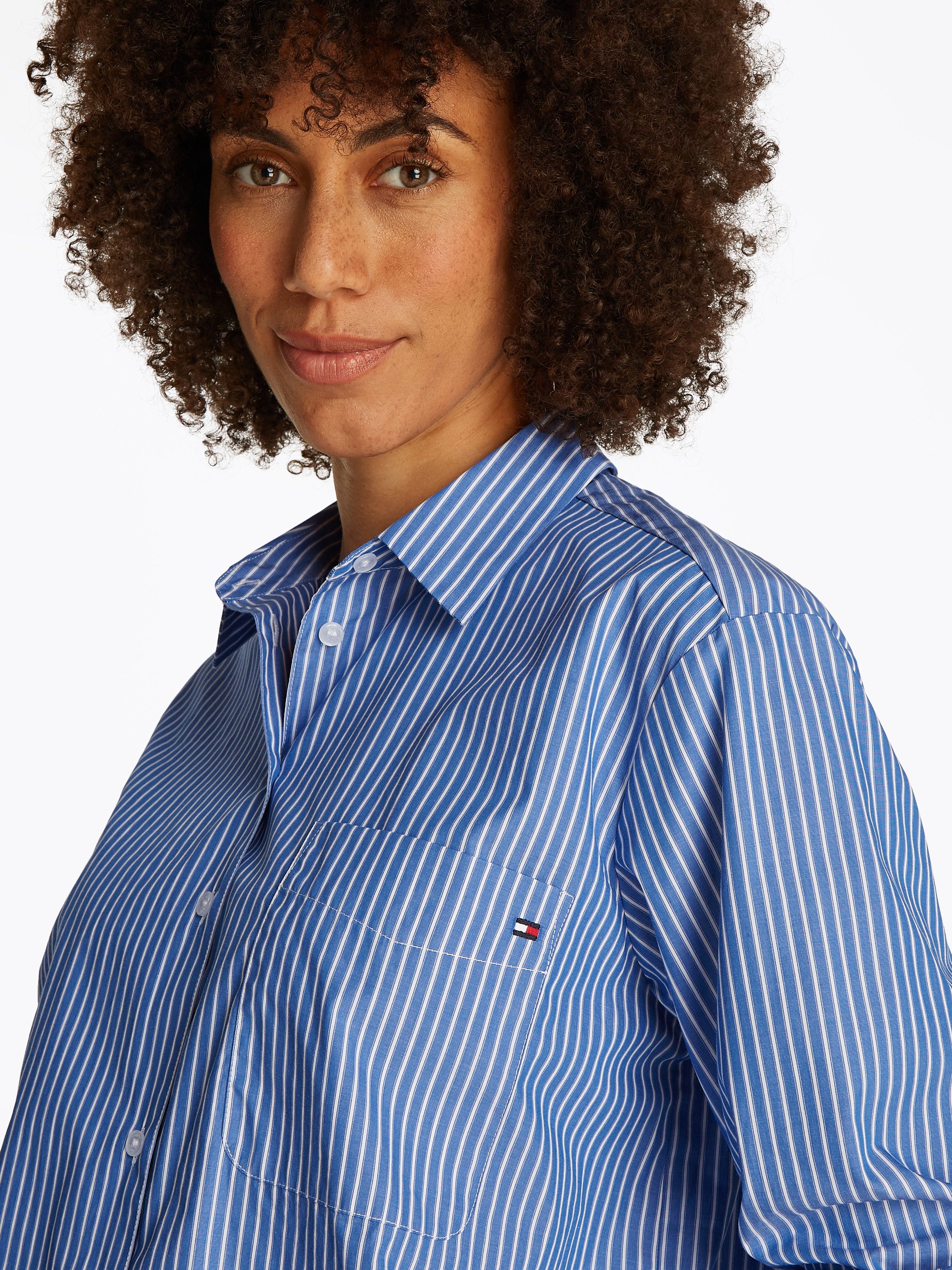 Tommy Hilfiger Overhemdblouse ESS POPLIN EASY FIT SHIRT