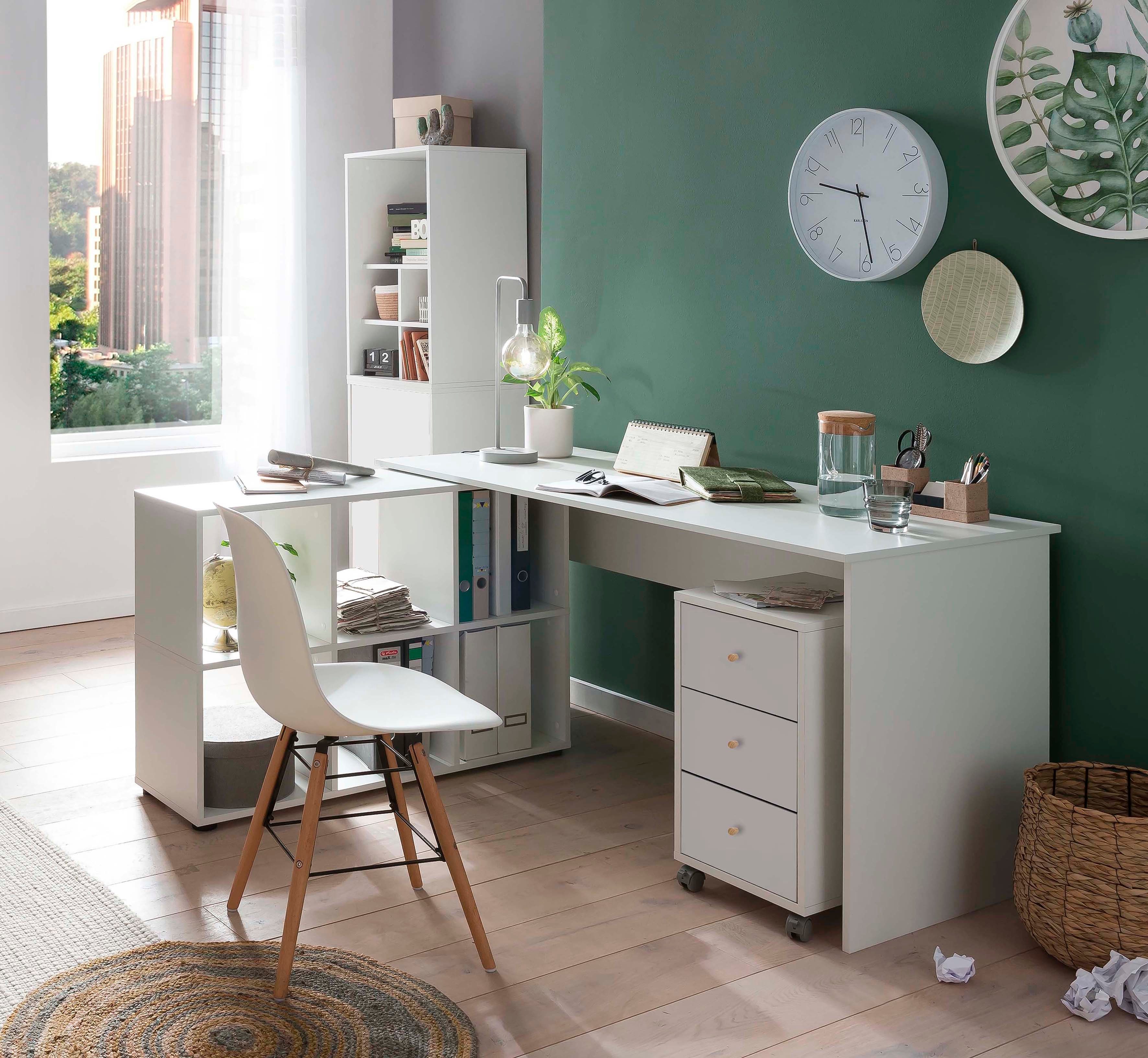 Schildmeyer Bureau met kast Serie 500 Breedte 150 cm