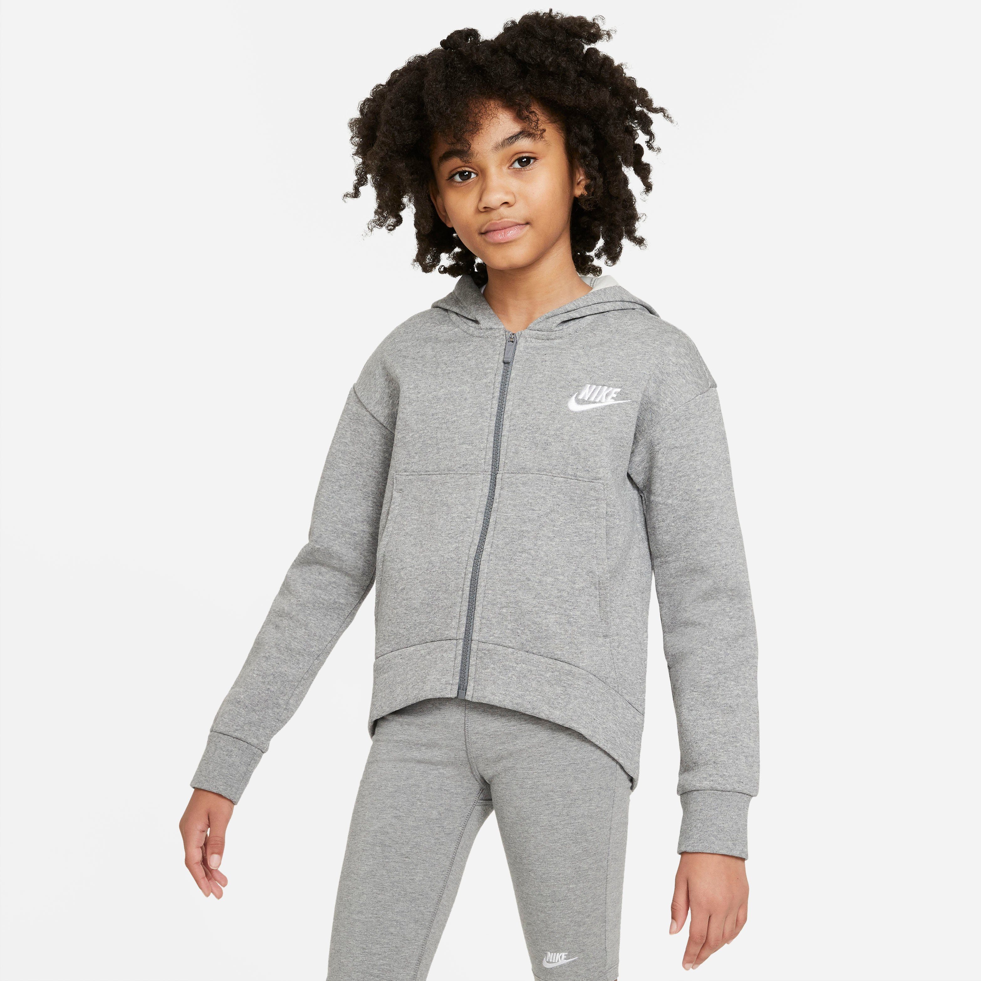 Nike Sportswear Capuchonsweatvest Club Fleece Big Kids' (Girls') Full-Zip Hoodie