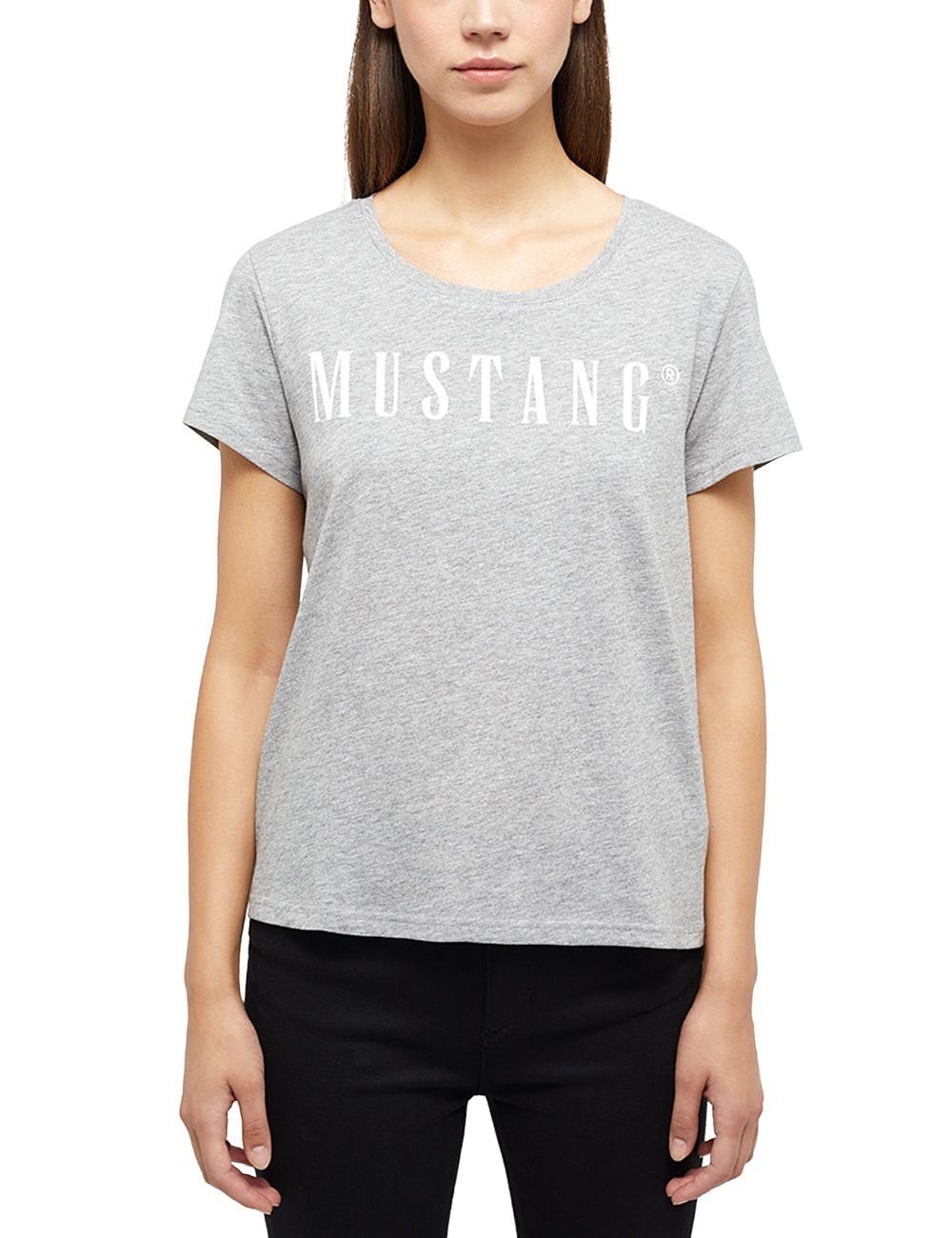 Mustang Shirt met ronde hals Alma