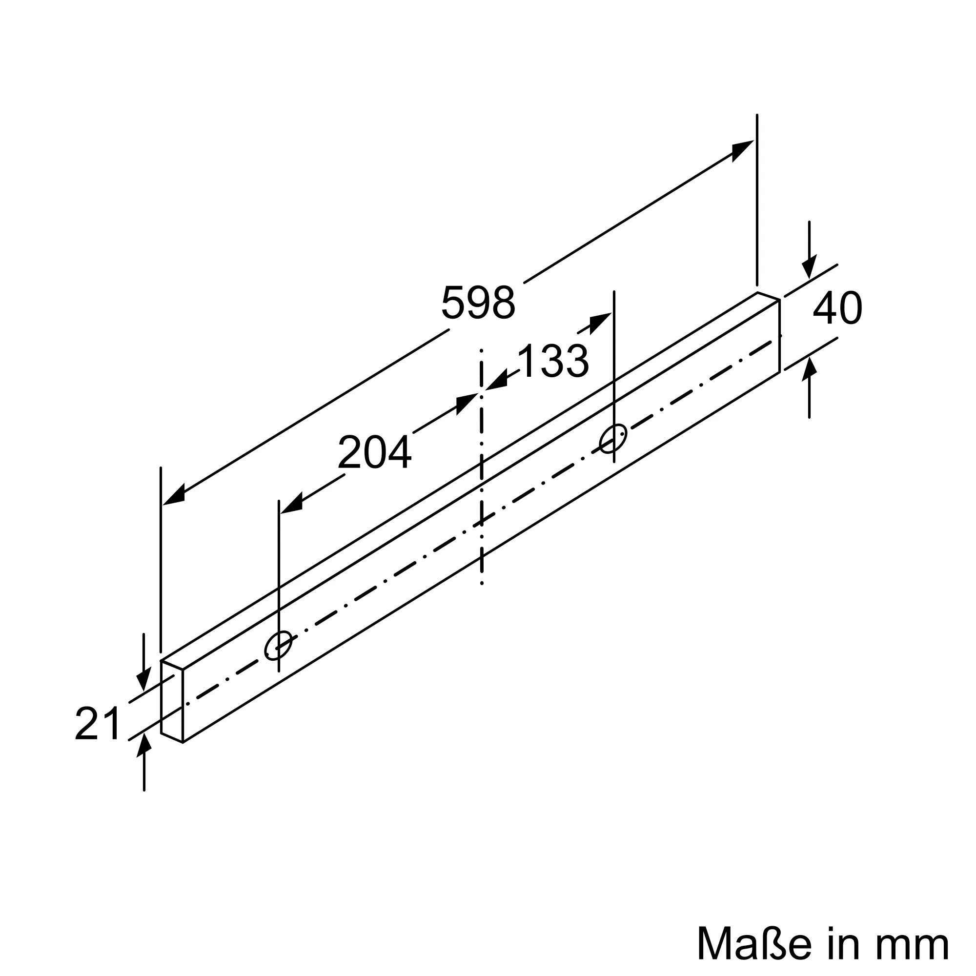 Constructa Vlakscherm-afzuigkap CD30637 (1 stuk)