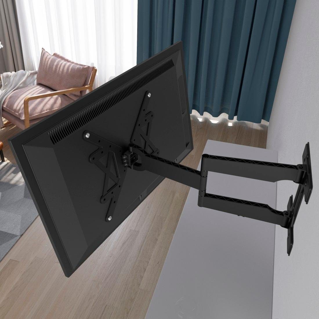 Hama Tv-wandhouder TV muurbeugel arm 72cm uitschuifbaar, 81 - 165 cm (32" - 65"),43",50",55"