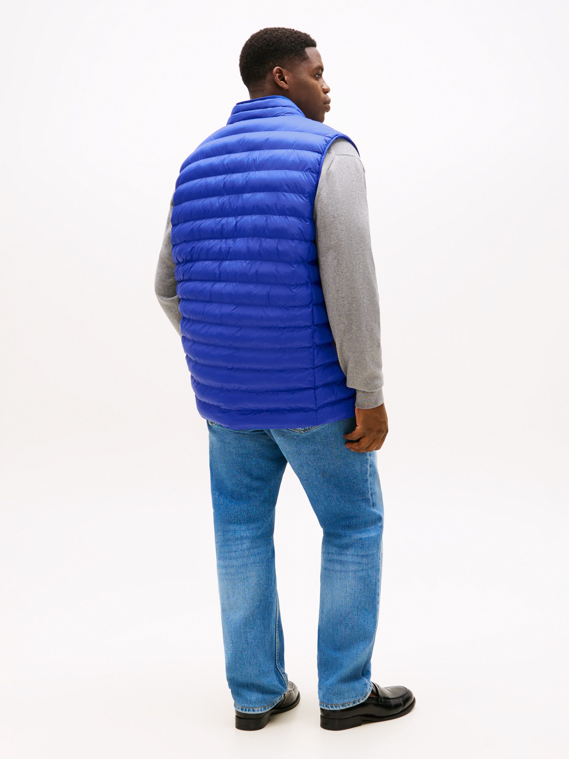 Tommy Hilfiger Bodywarmer BT-PACKABLE RECYCLED VEST-B in grote maten, logoborduring