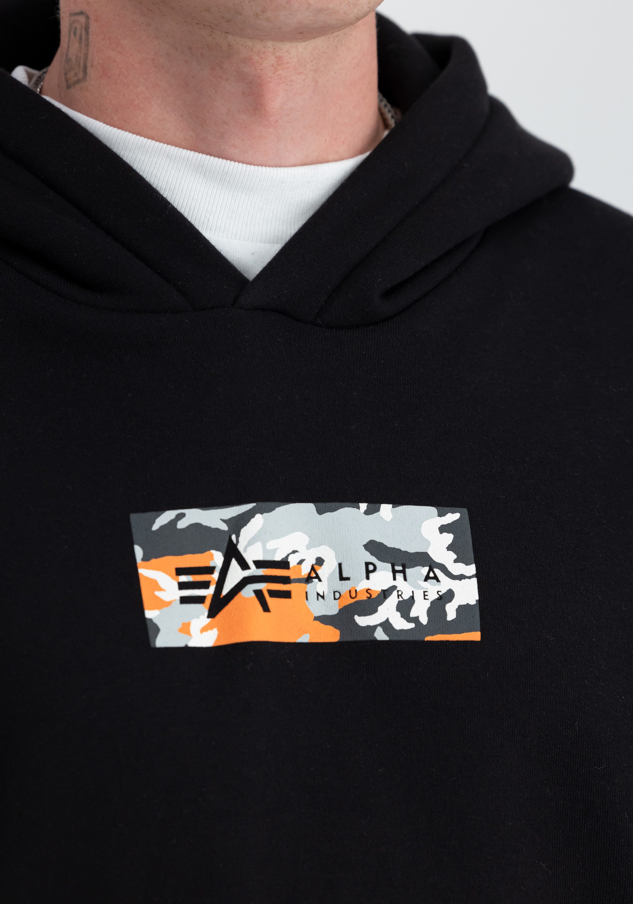 Alpha Industries Hoodie Alpha Industries Men - Hoodies Camo Panel Hoodie