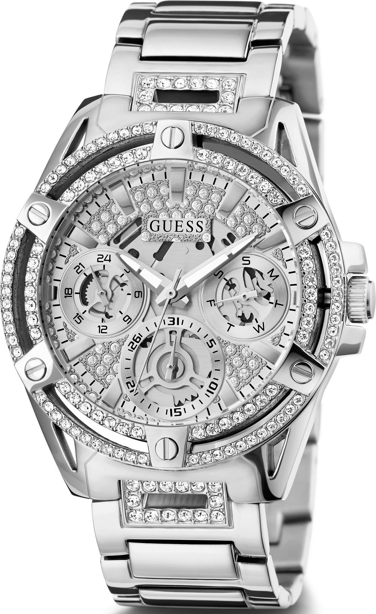 Guess Multifunctioneel horloge Queen Horloge, quartz, dameshorloge, analoog, siliconen band