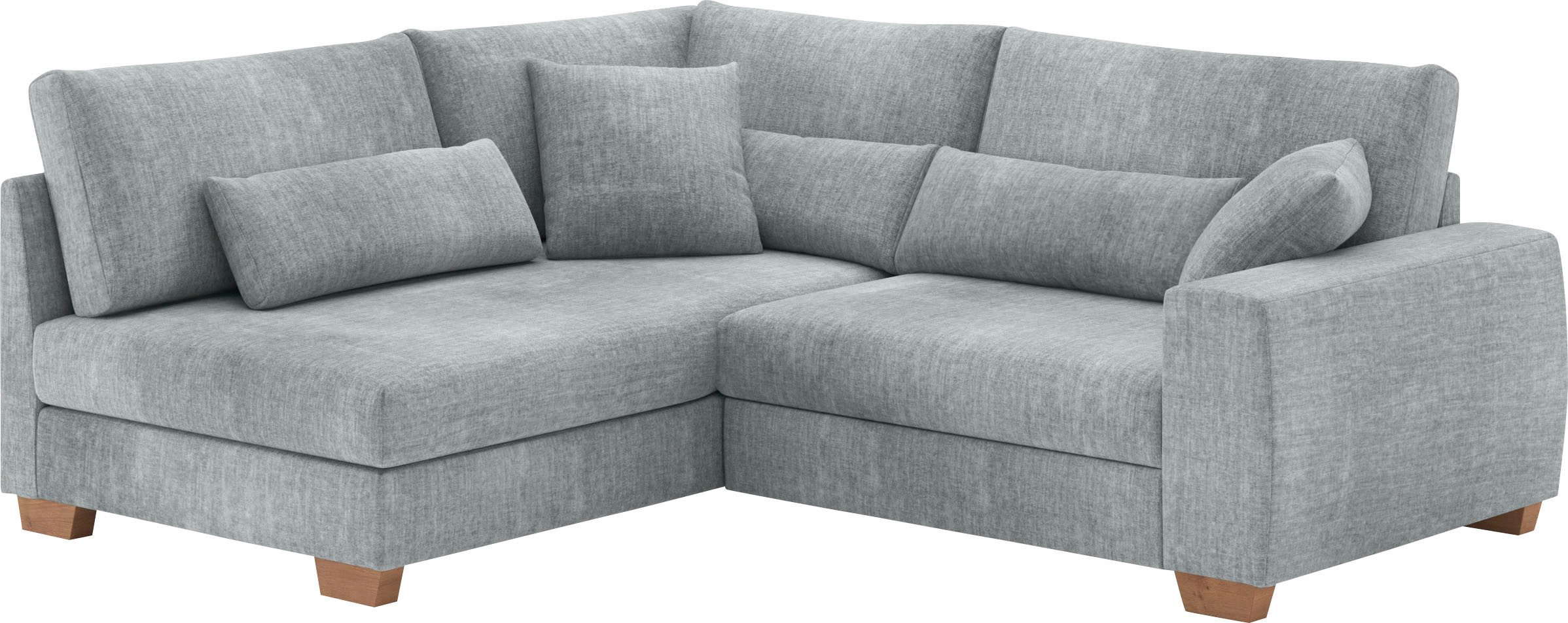 Mr. Couch Hoekbank L-model Met binnenvering, optioneel met bed en pocketvering