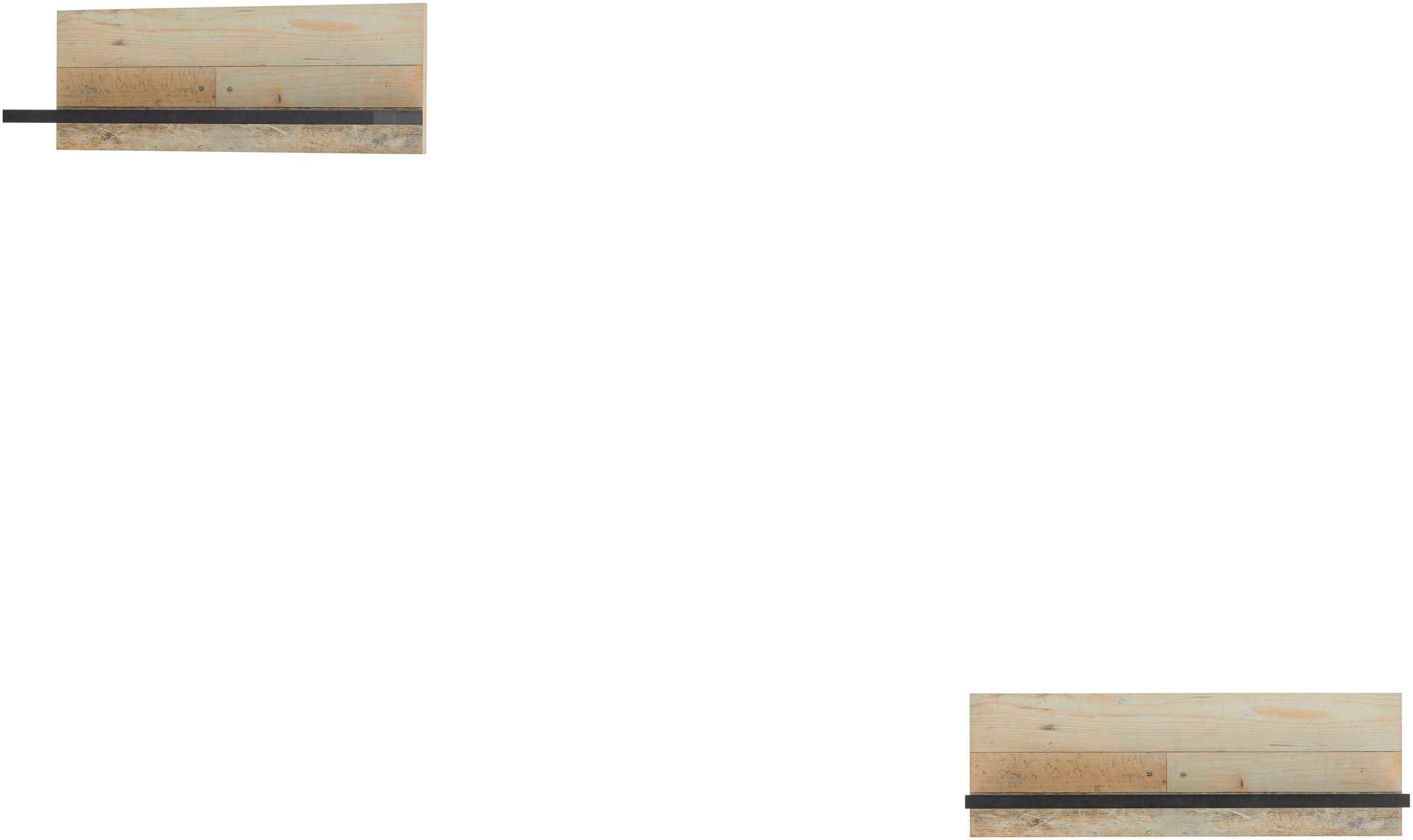 Home affaire Wandplank Sherwood Breedte 90 cm, in modern houtdecor, 28 mm dikke legplanken rekken