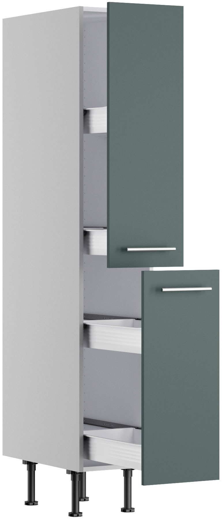 OPTIFIT Apothekerskast Bern2 Breedte 30 cm, hoogte 176,6 cm, 2 uittrekken (hoogte 89,2 /70 cm)