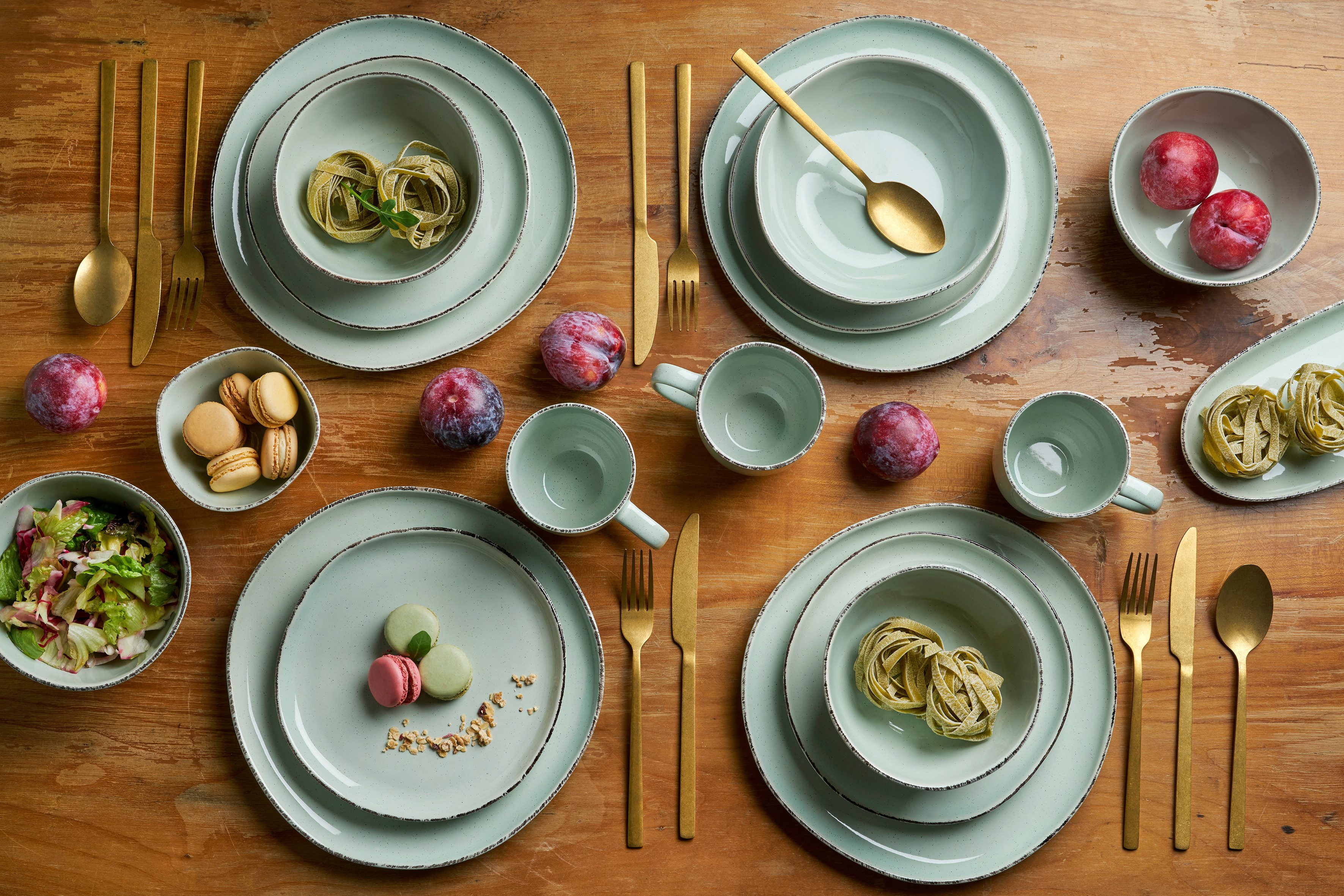 van Well Combi-servies Servies-set Urban, 16-delig (set, 16-delig)