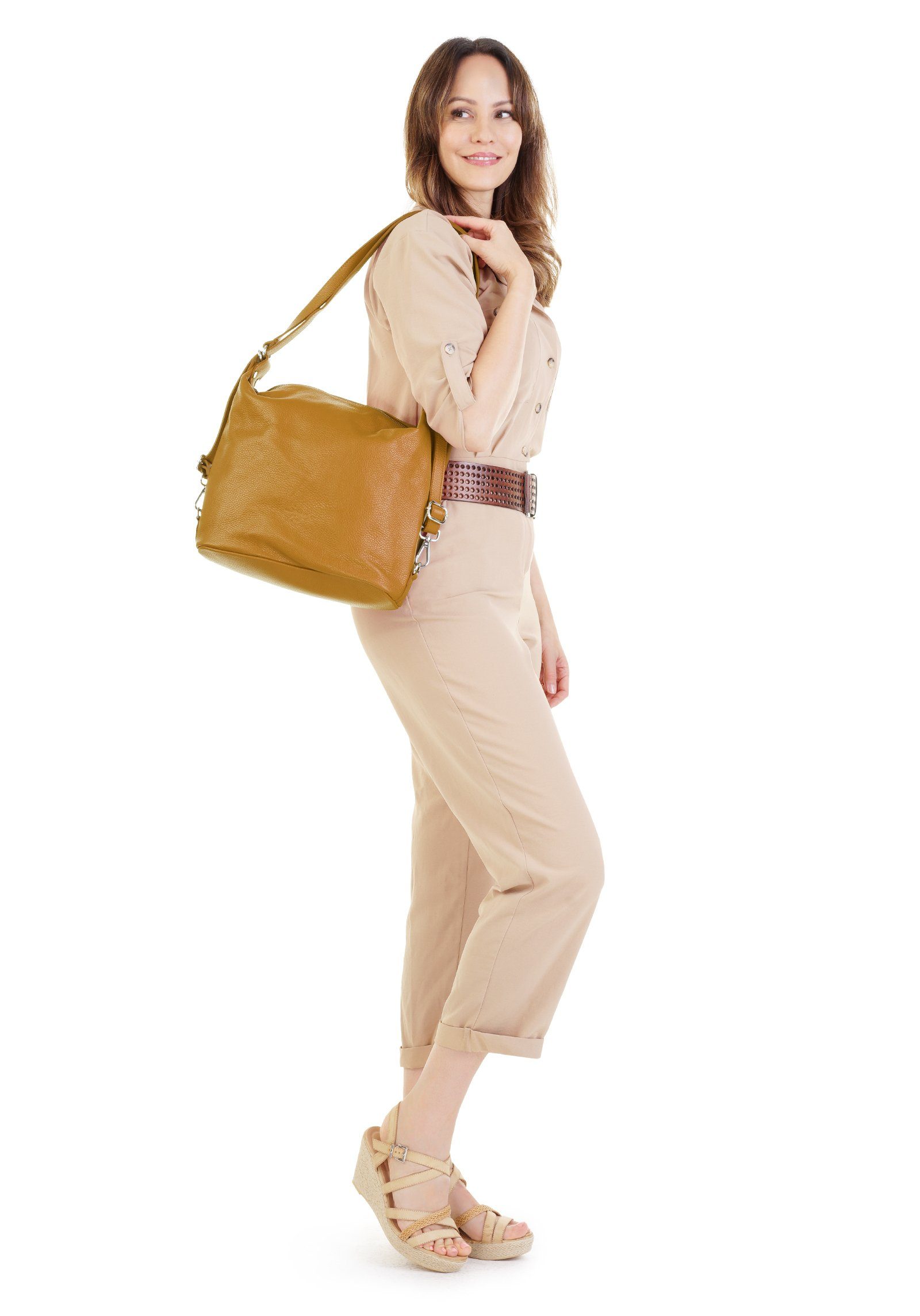 Samantha Look Shopper echt leer, made in italy