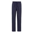 s.oliver red label beachwear pyjama met geruite geweven broek blauw