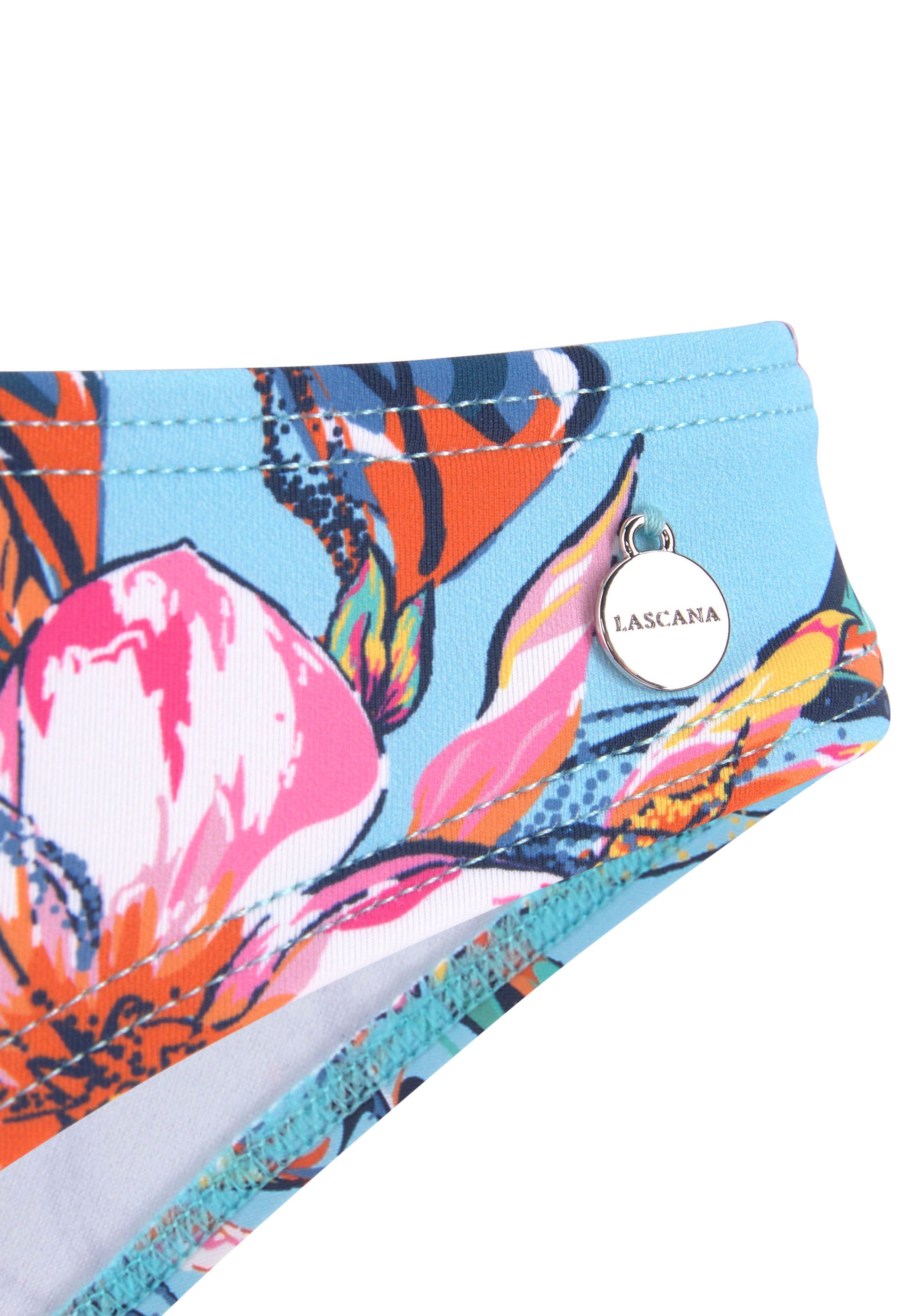 Lascana Bikinibroekje MALIA in korte brazilië-vorm met tropische print