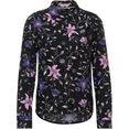 cecil gedessineerde blouse met elegante bloemenprint zwart
