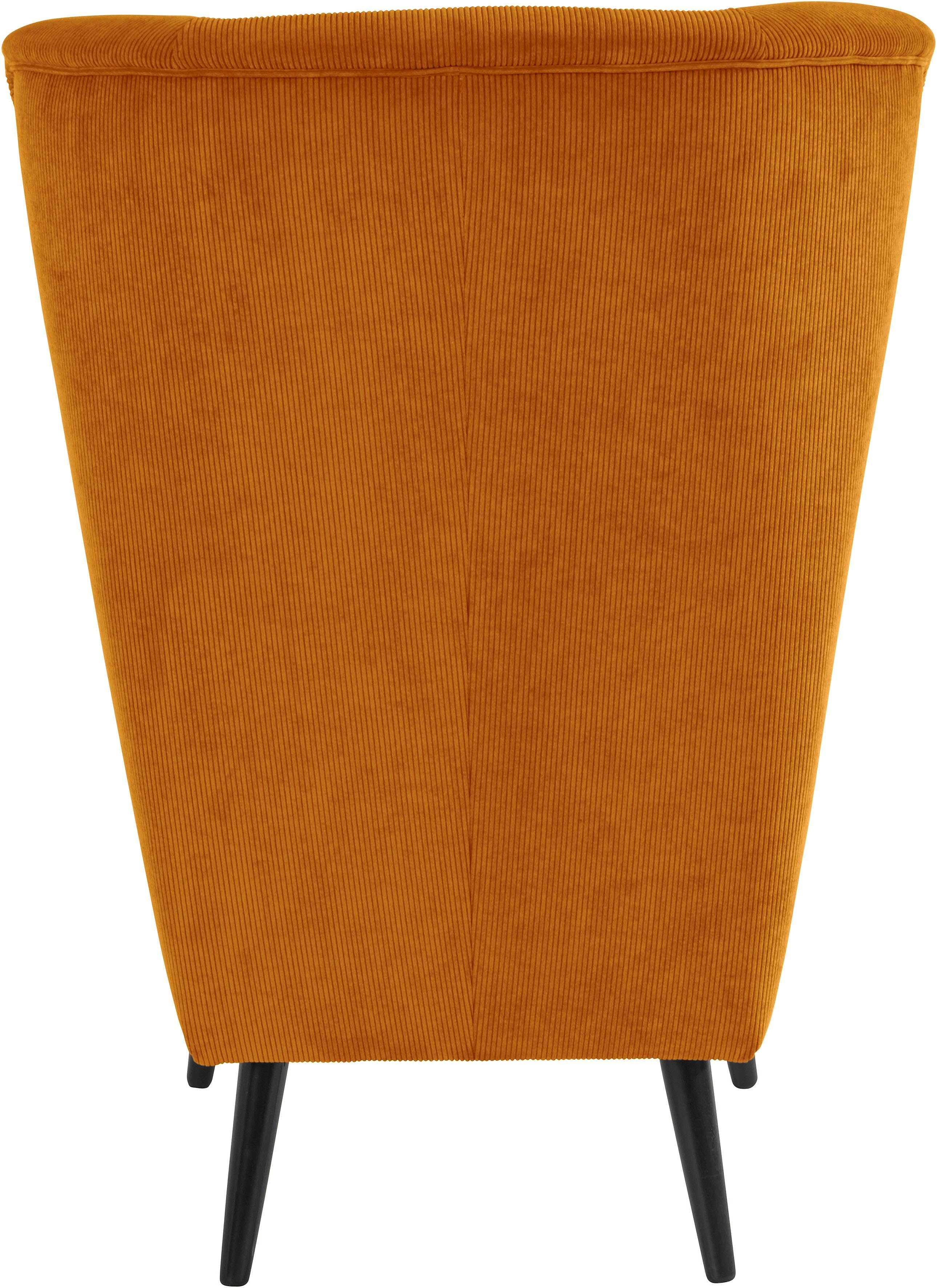 Guido Maria Kretschmer Home&Living Fauteuil Salla ook in imitatiebont en fijn corduroy, veel bekledingsopties, oorfauteuil (set)