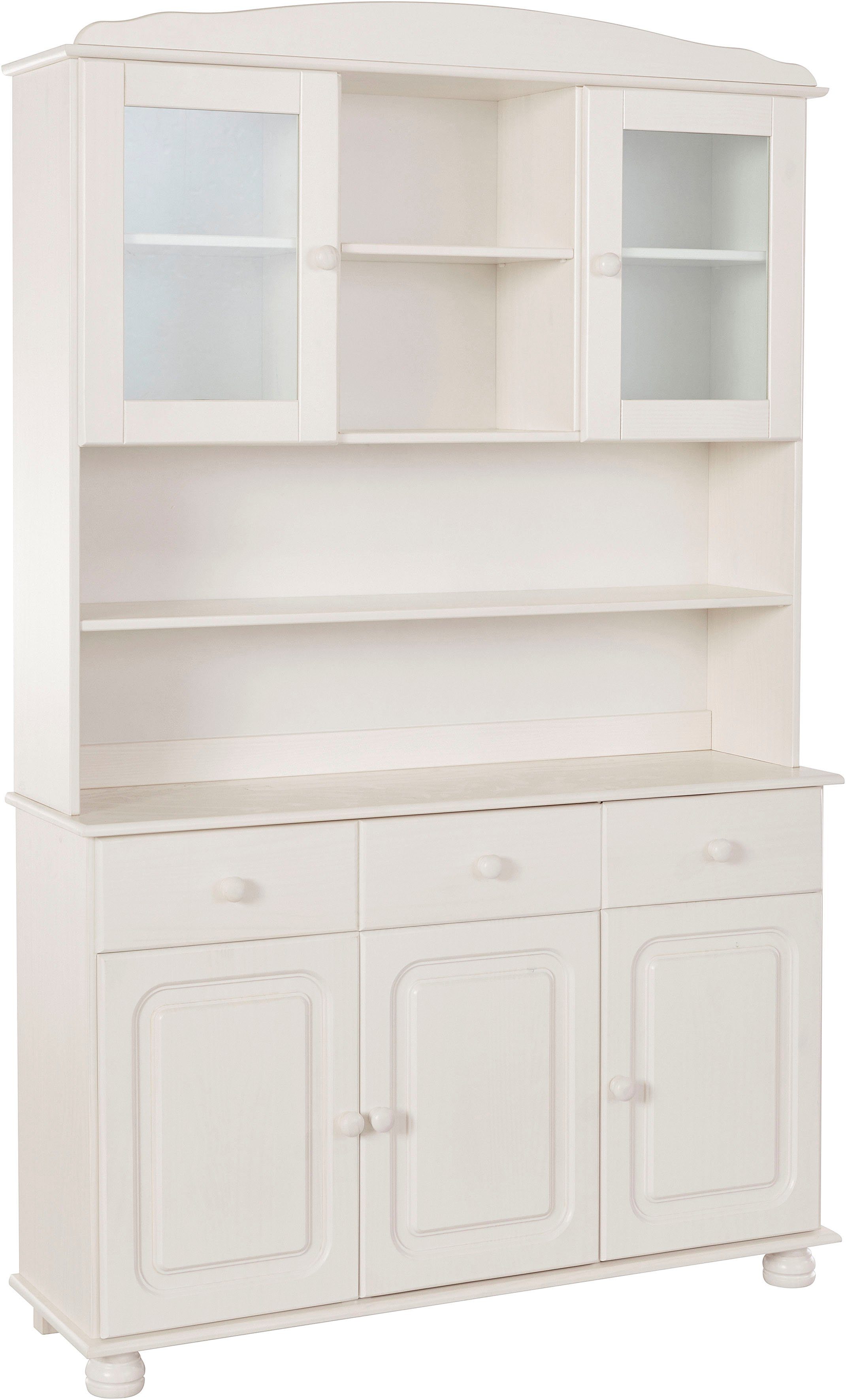 Home affaire Buffetkast Mette Met 2 laden en veel bergruimte achter 4 deuren, hoogte 181cm (2-delig)