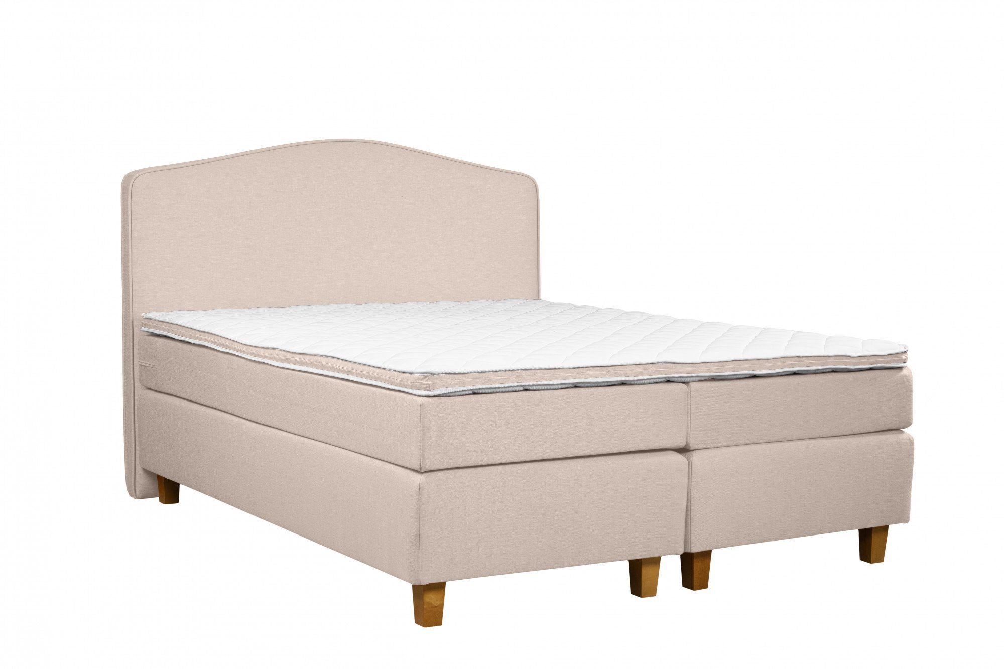 INOSIGN Boxspring Jalma Poten van massief berkenhout, incl. topmatras